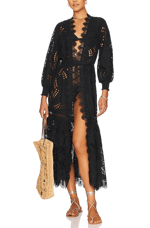 Vistamar Kimono In Black - Image 1