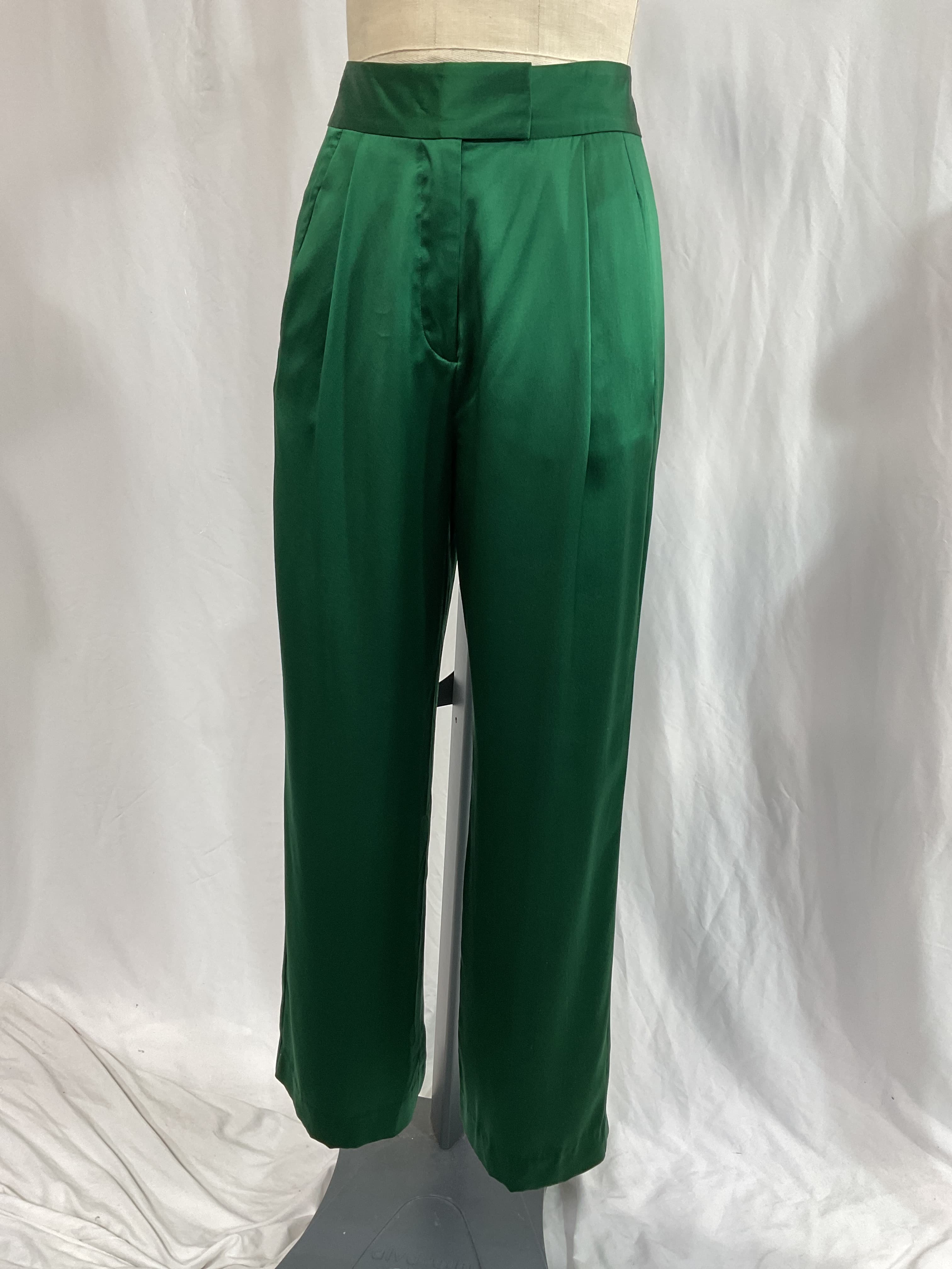 Wide Leg Trouser In Pine - Image 2