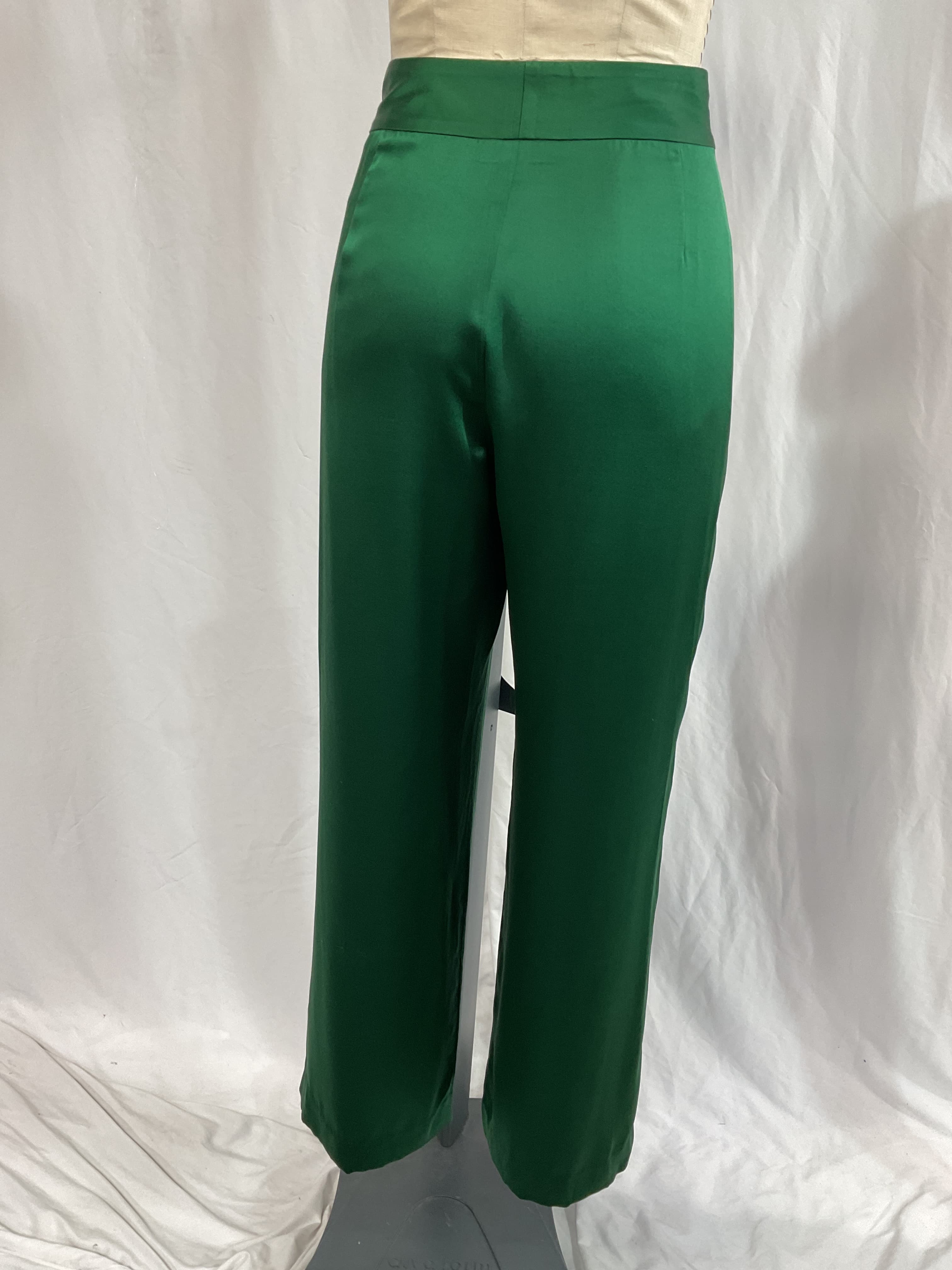 Wide Leg Trouser In Pine - Image 3