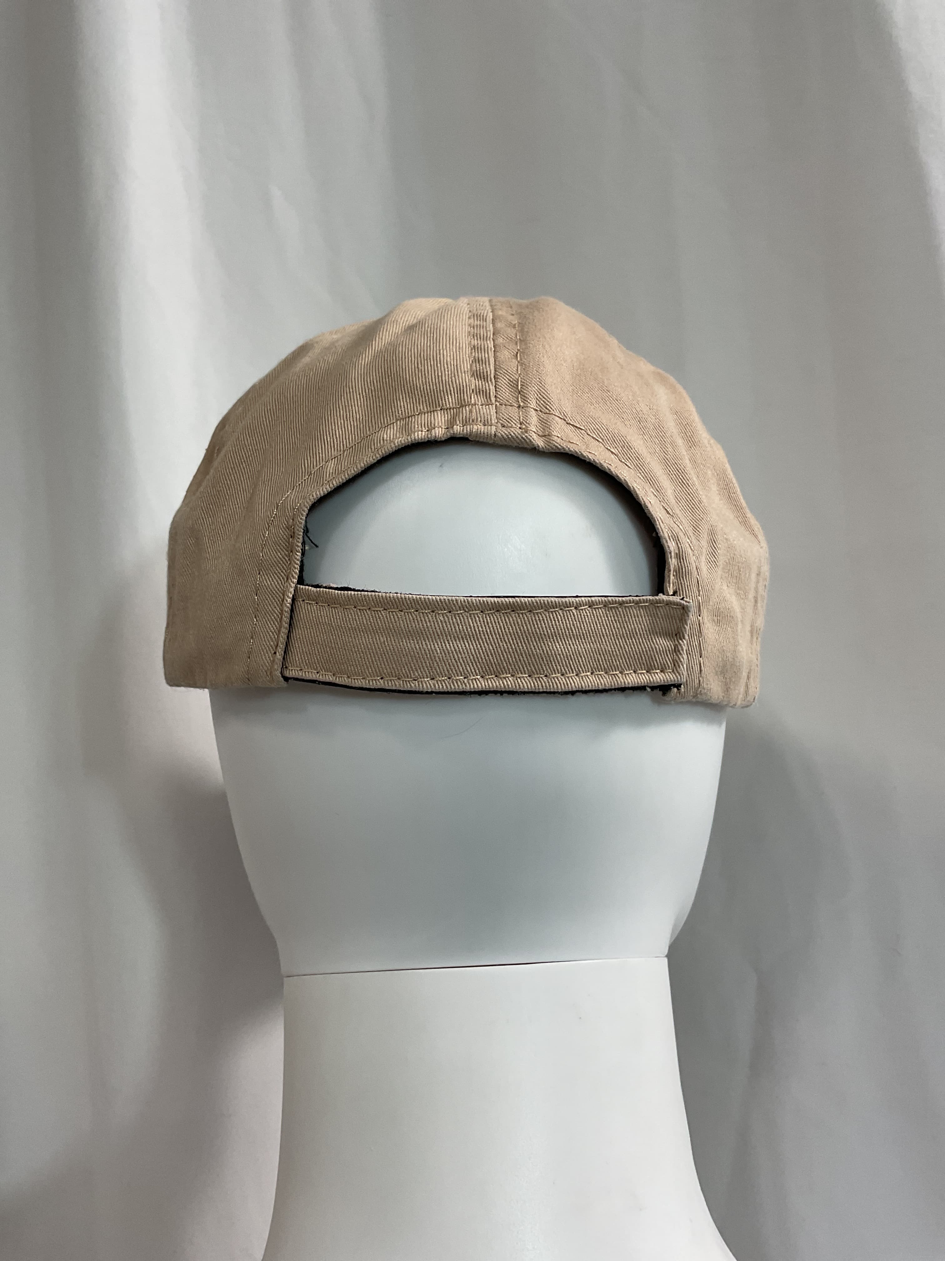 Embroidered Baseball Cap In Light Beige - Image 4