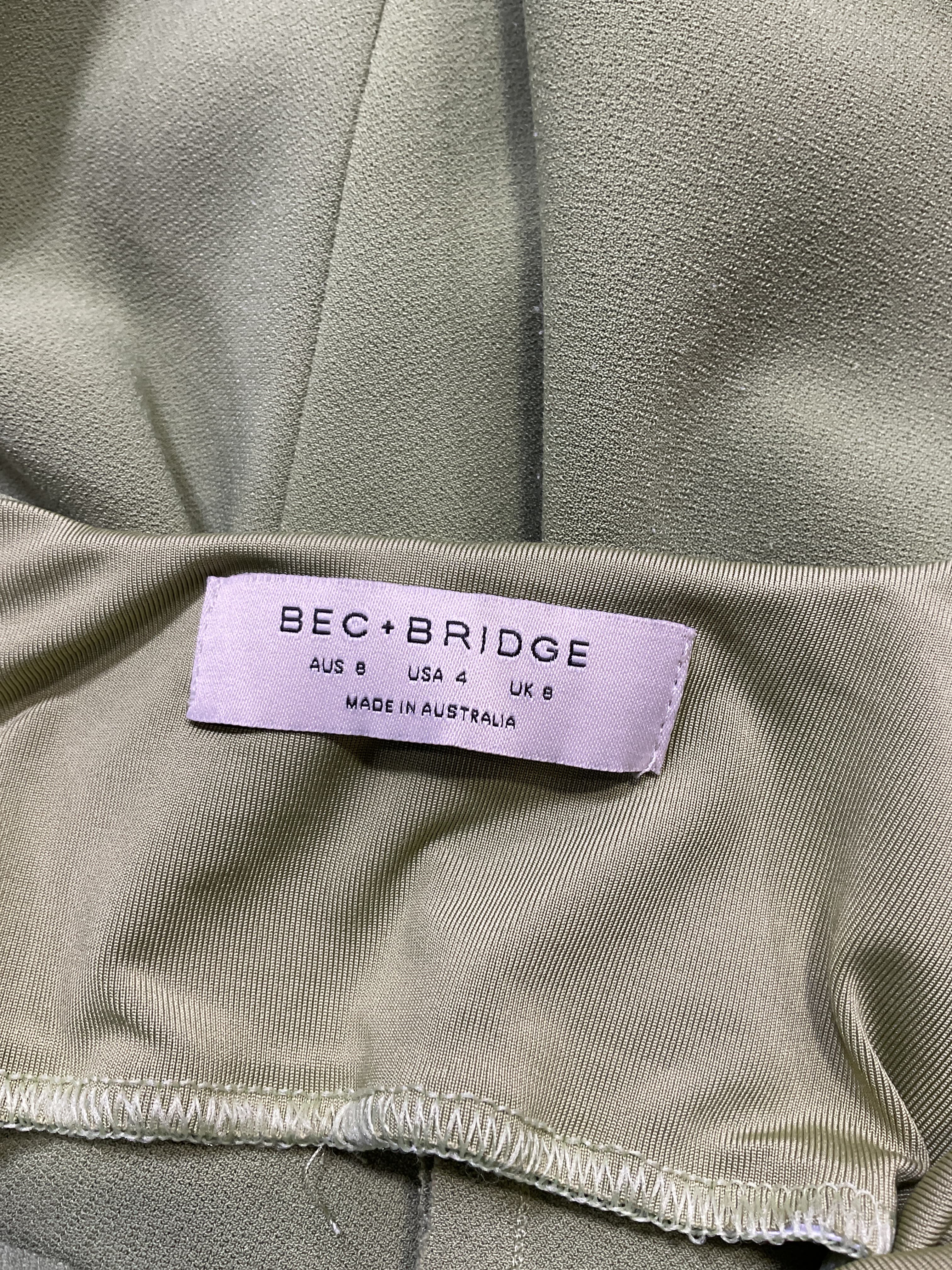 Karina Tuck Midi Dress In Pear Sorbet - Image 4