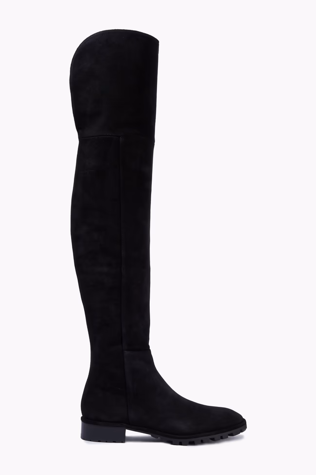 Amber Suede Over-The-Knee Boots - Image 1