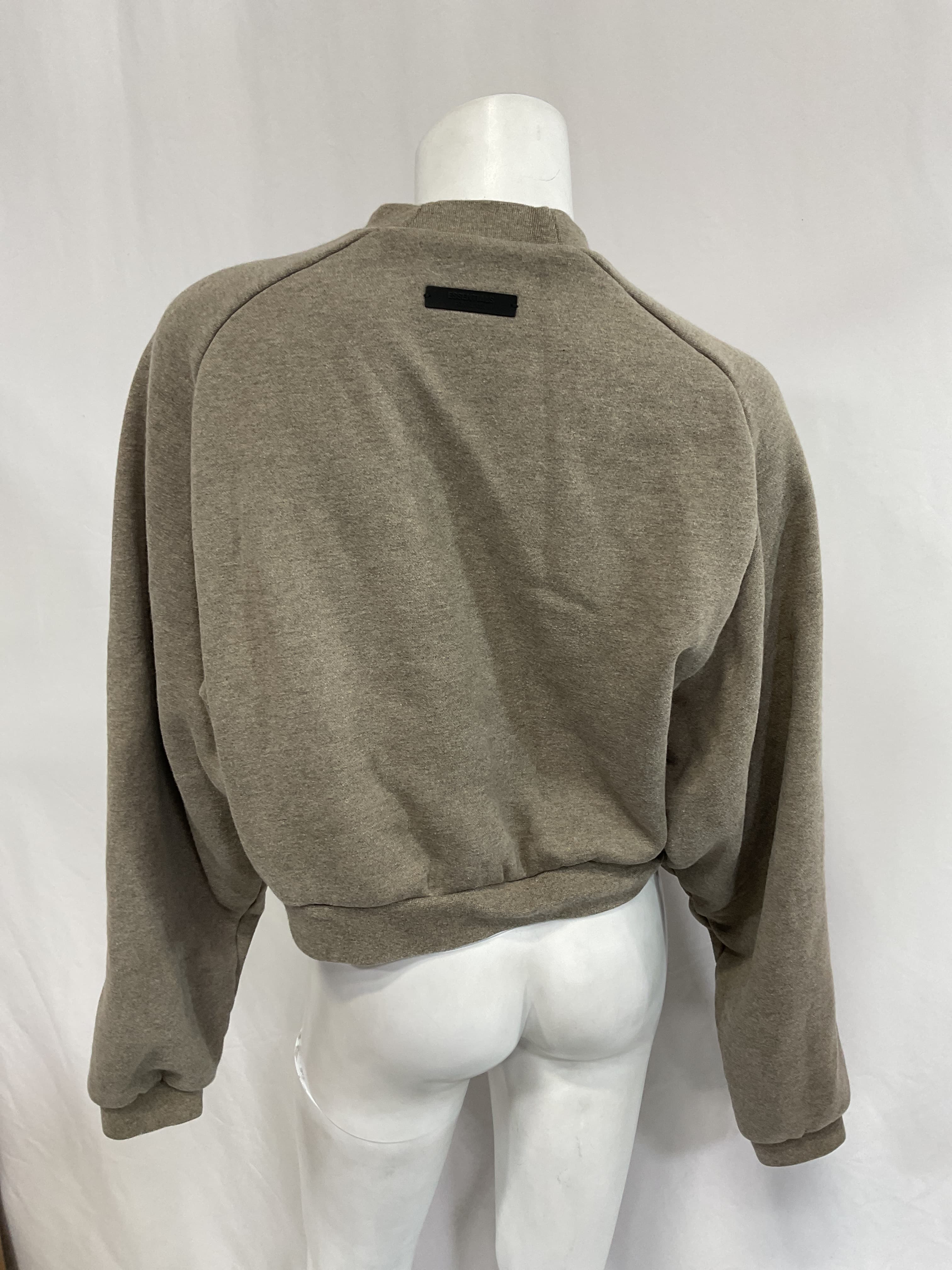 Cropped Crewneck Sweatshirt - Image 2