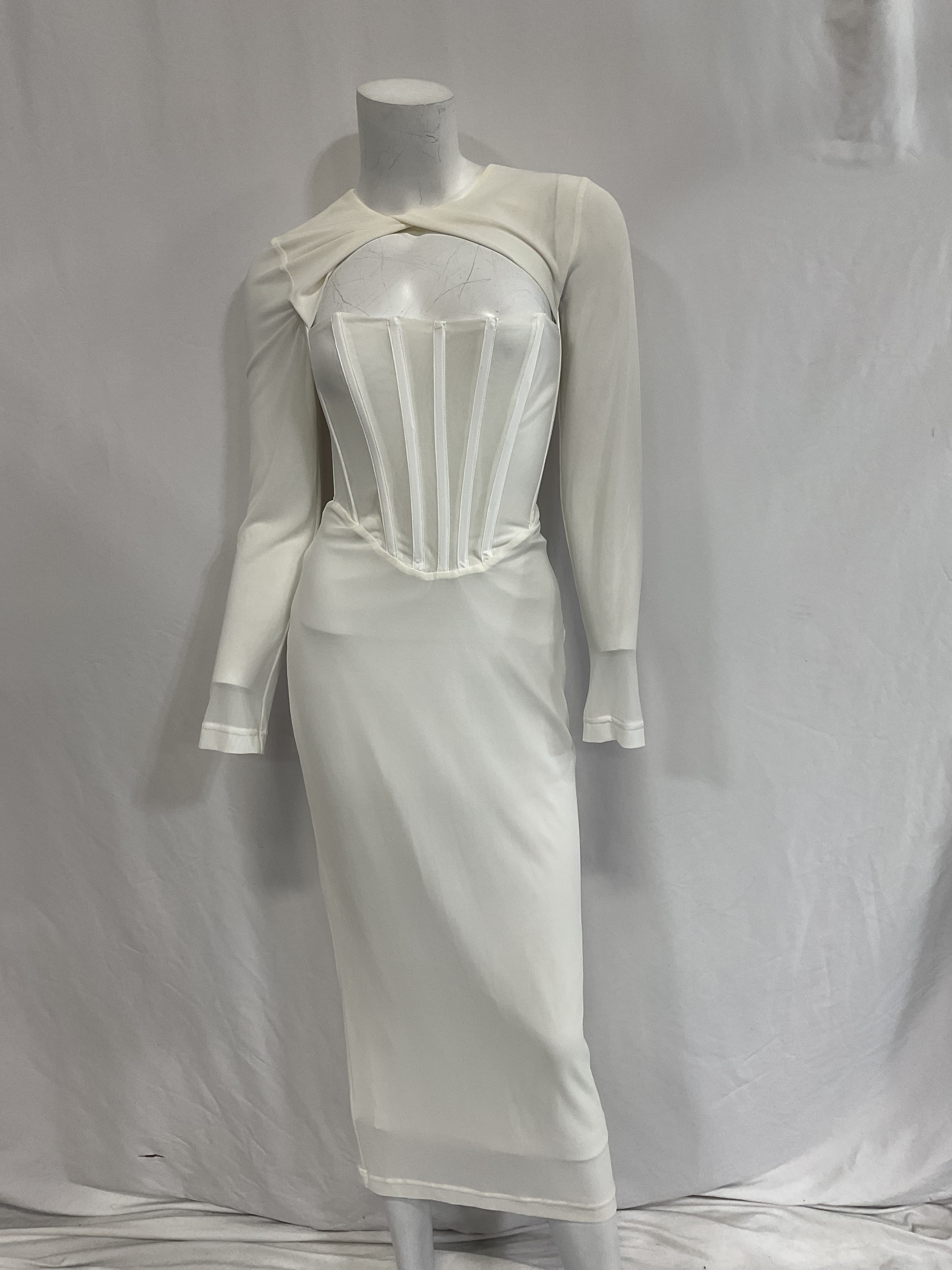 Ramona Corset Mesh Dress - Image 3