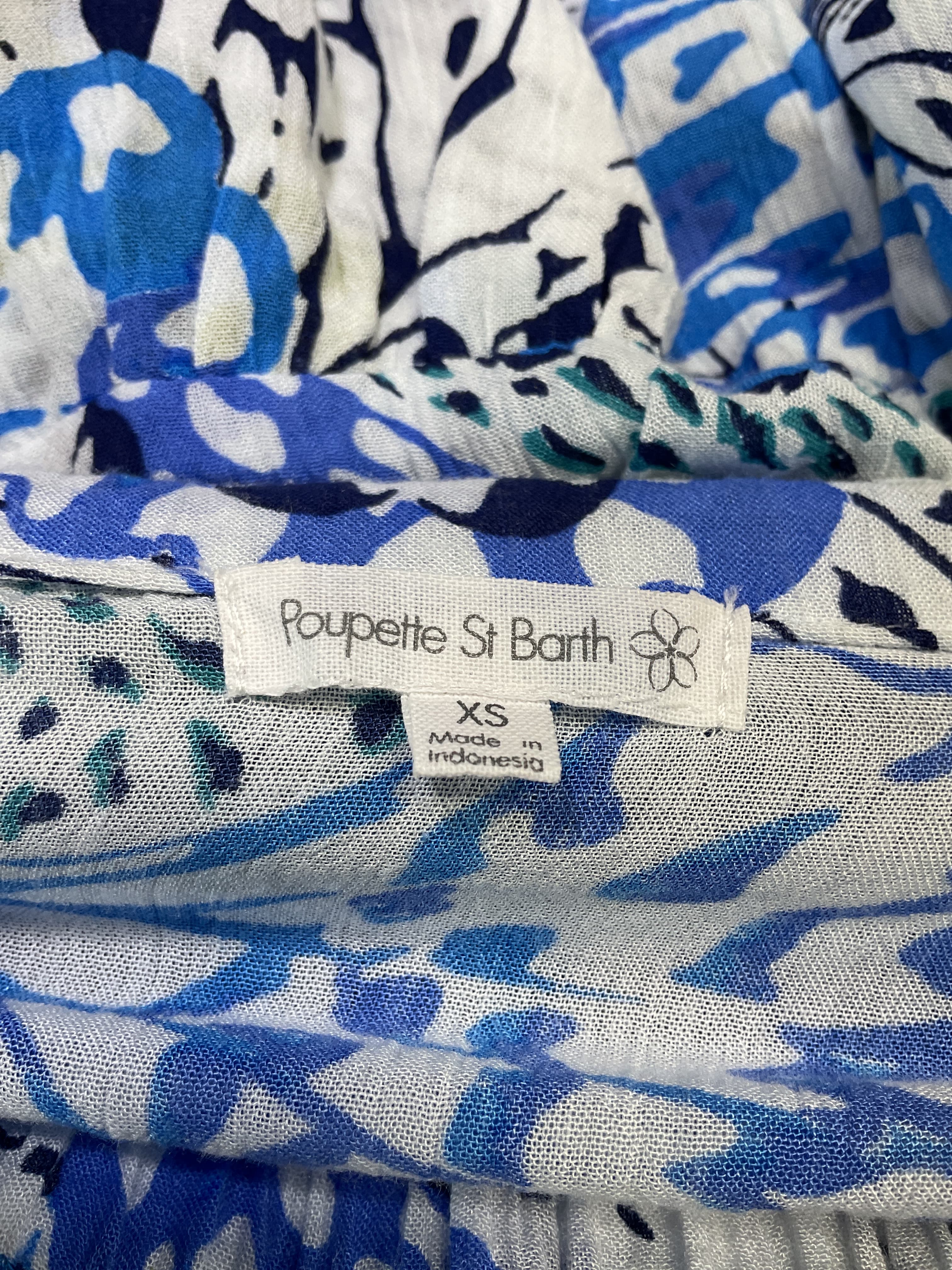 Ambra Bandeau Mini Dress In Blue Ailes - Image 3