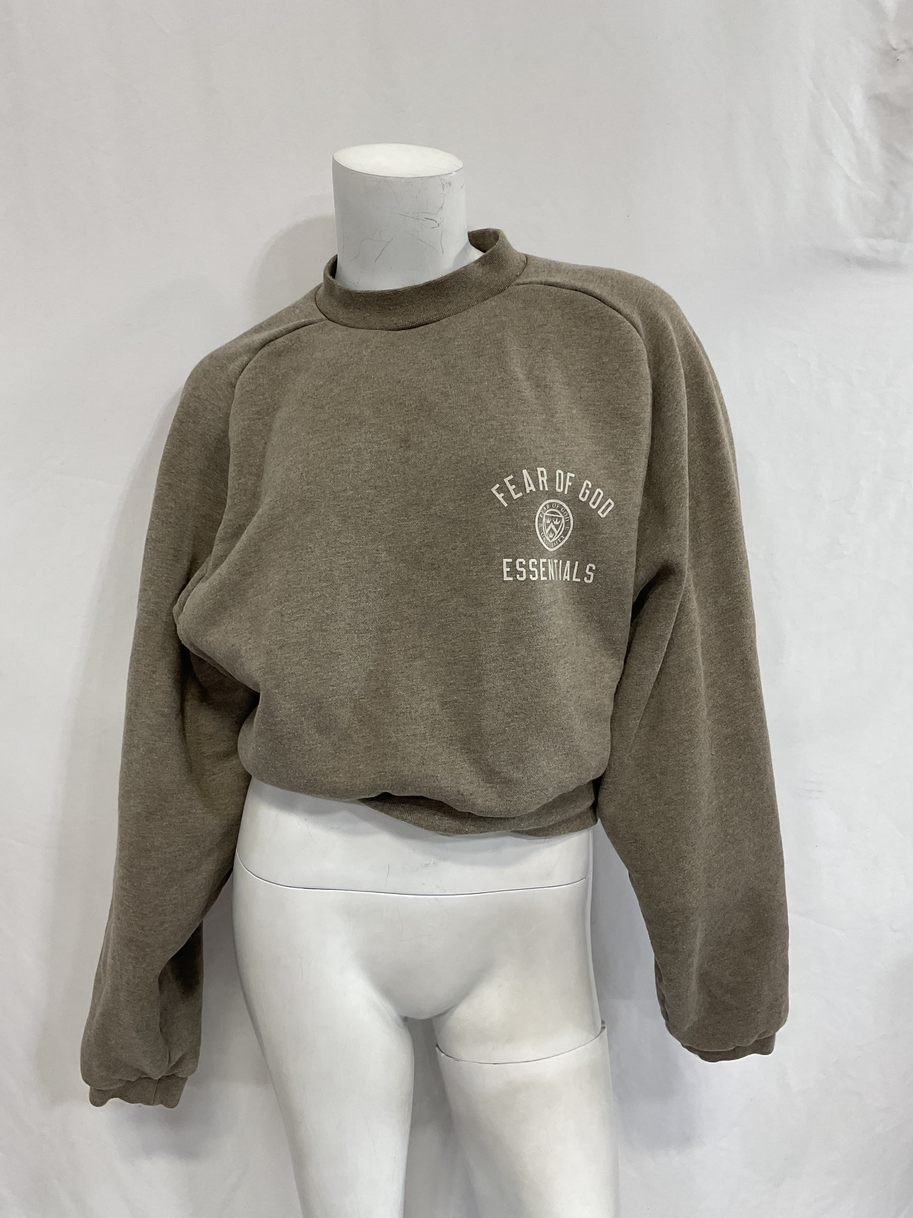 Cropped Crewneck Sweatshirt - Image 3