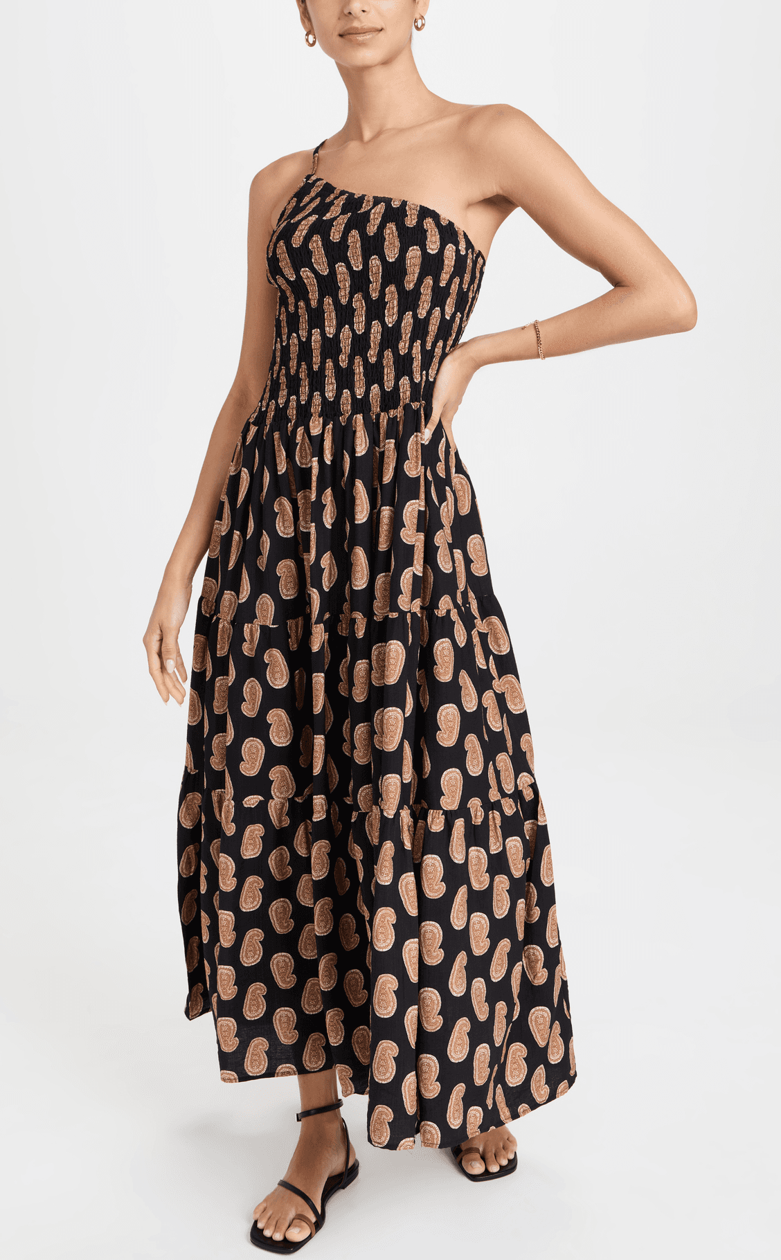 One Shoulder Maxi Dress - Image 1