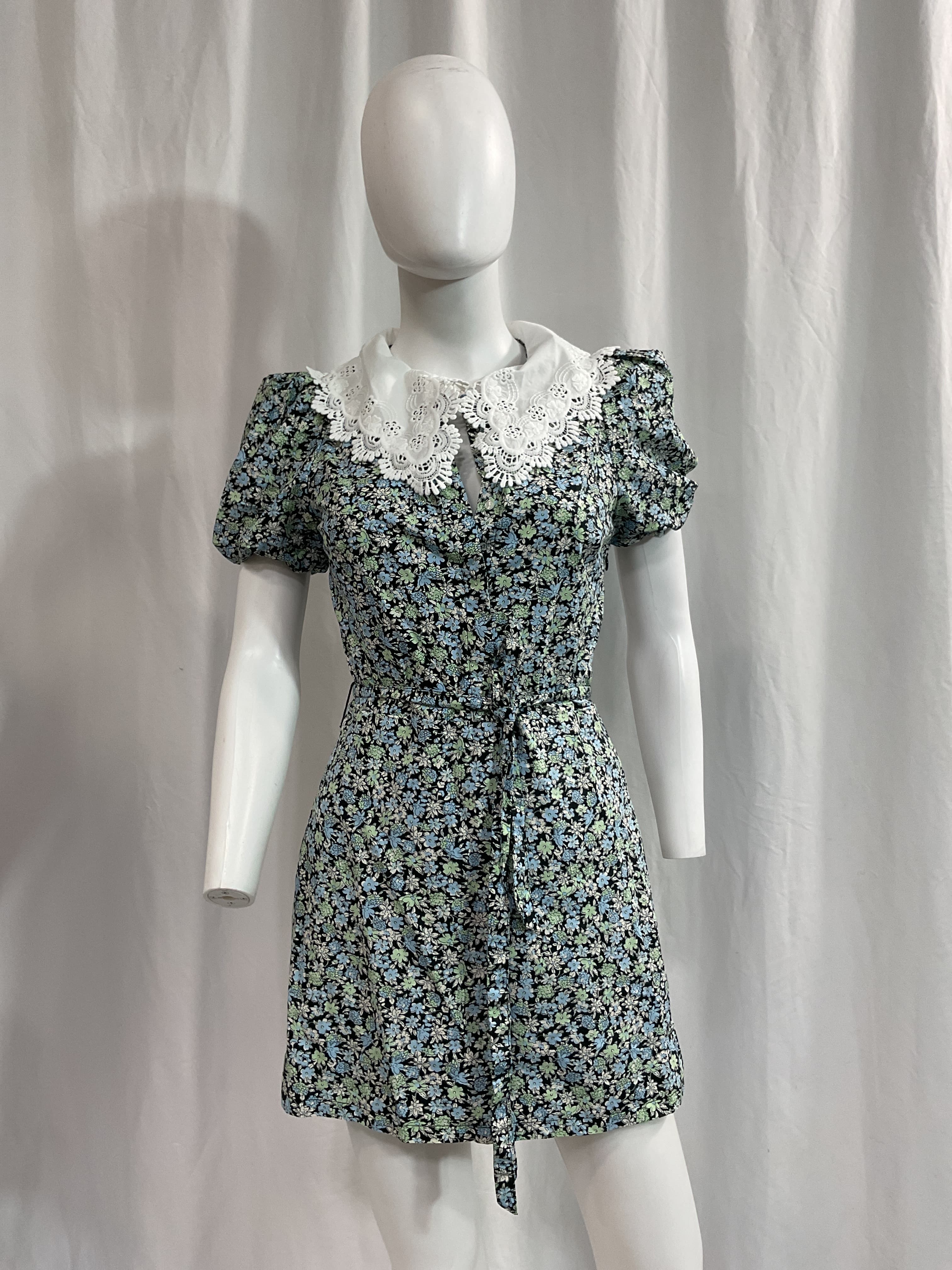 Flower Mini Dress - Image 2
