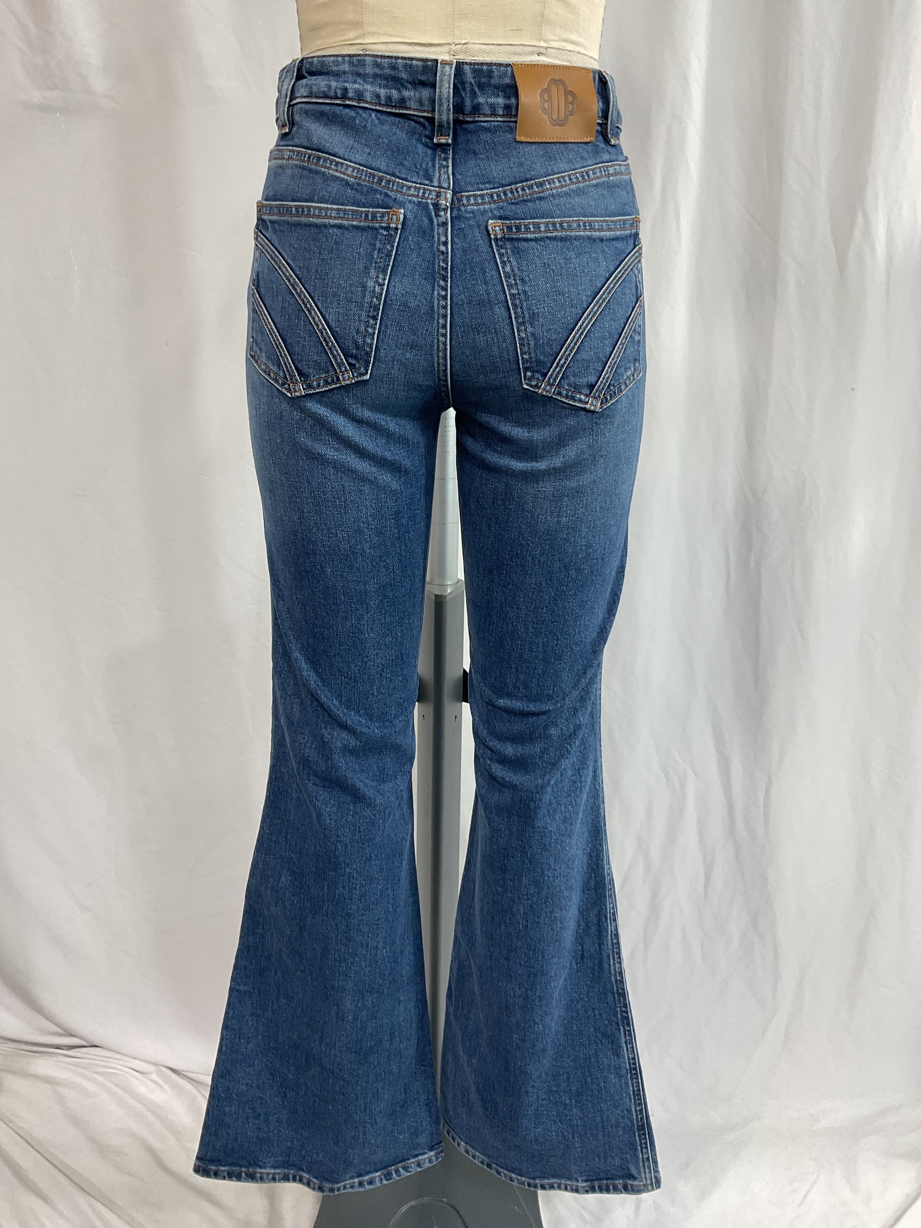 Prany Flared Leg Jeans - Image 2