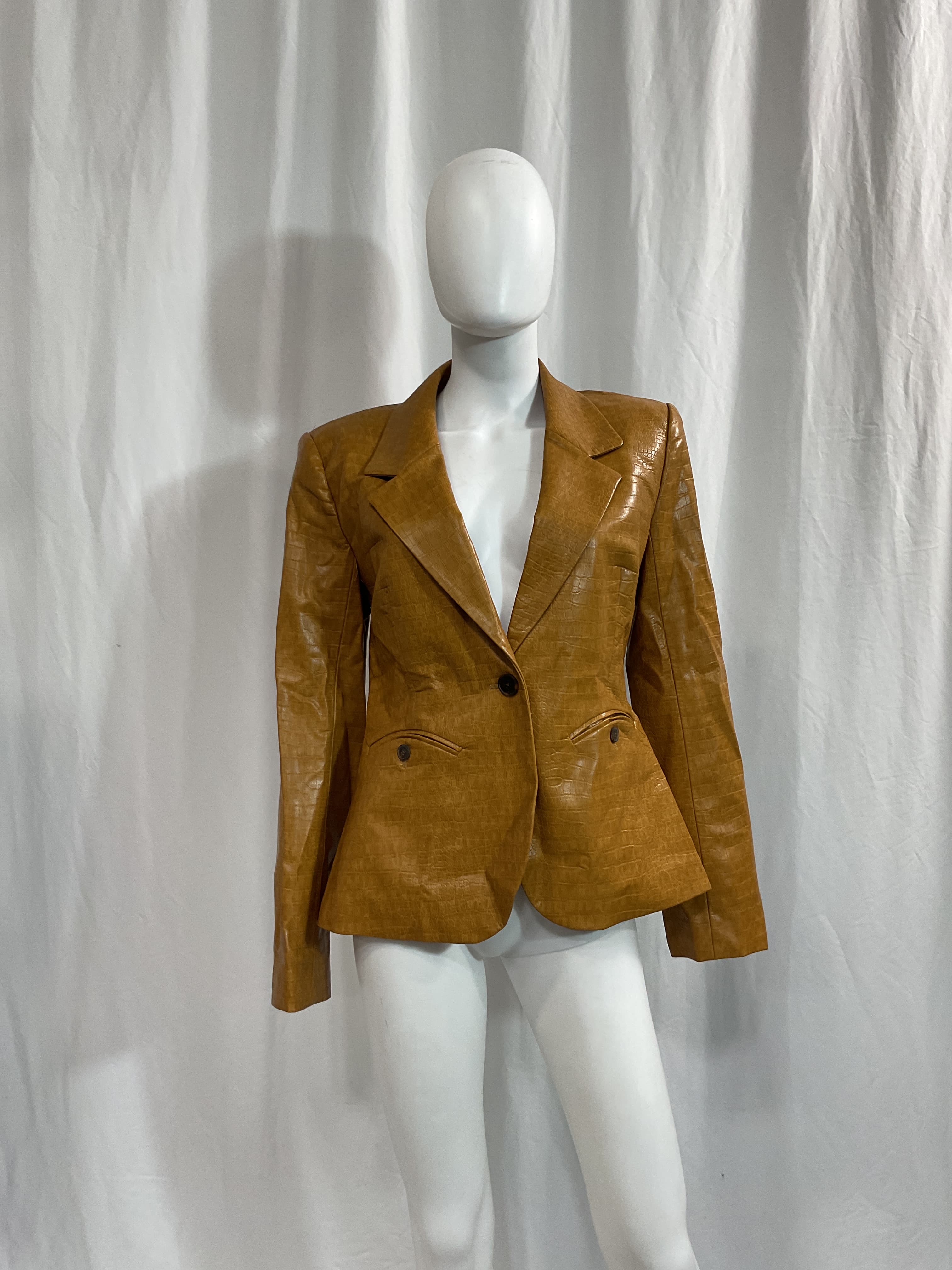 Marlon Blazer In Russet Brown - Image 4