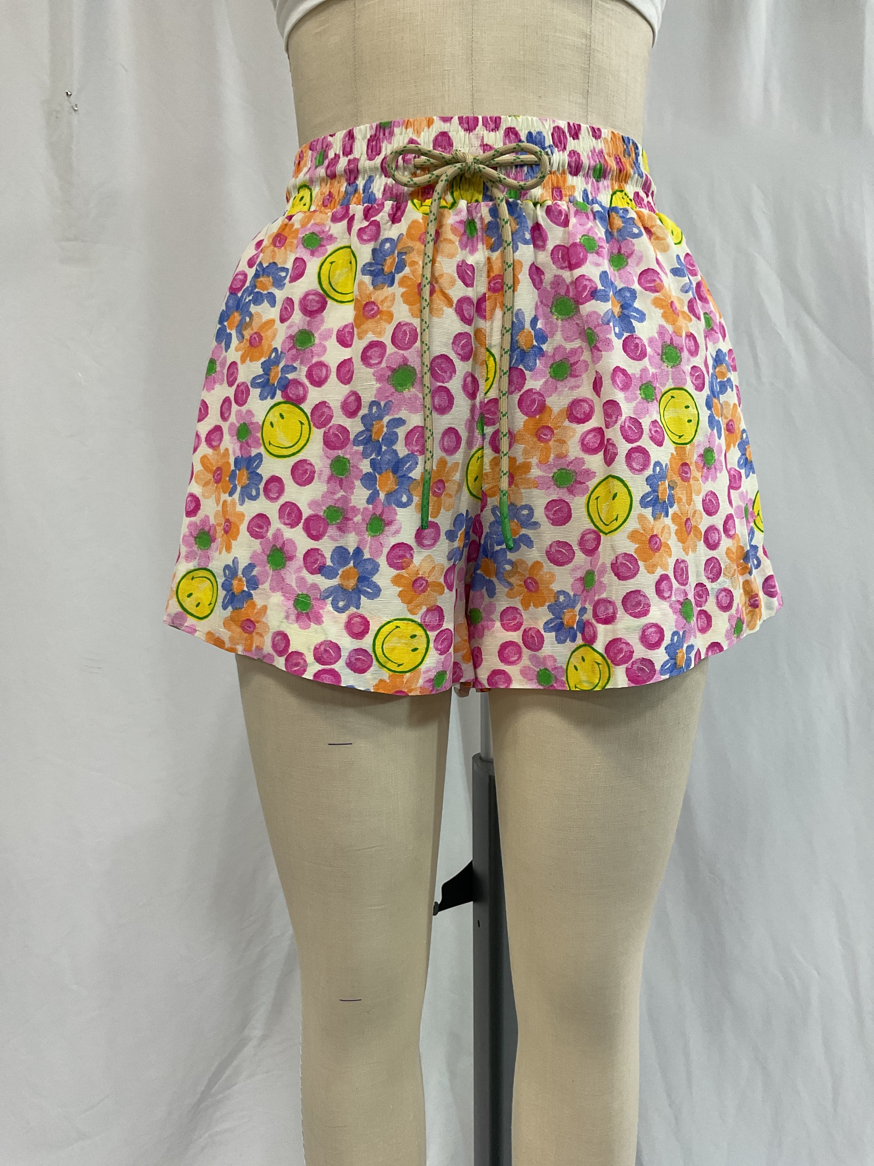 Judy Printed Drawstring Shorts - Image 4