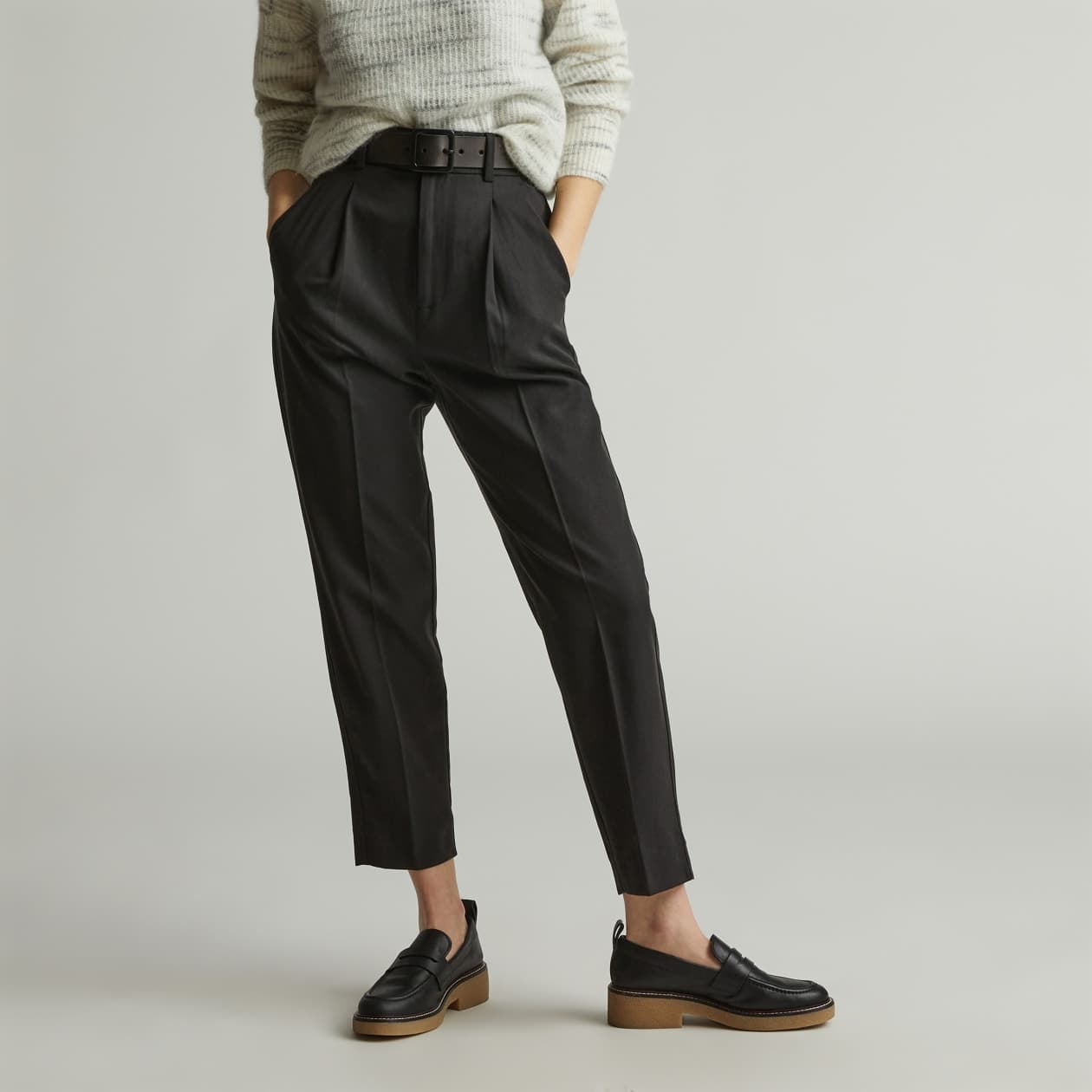 The Tencel Way-High Taper Pant - Image 1