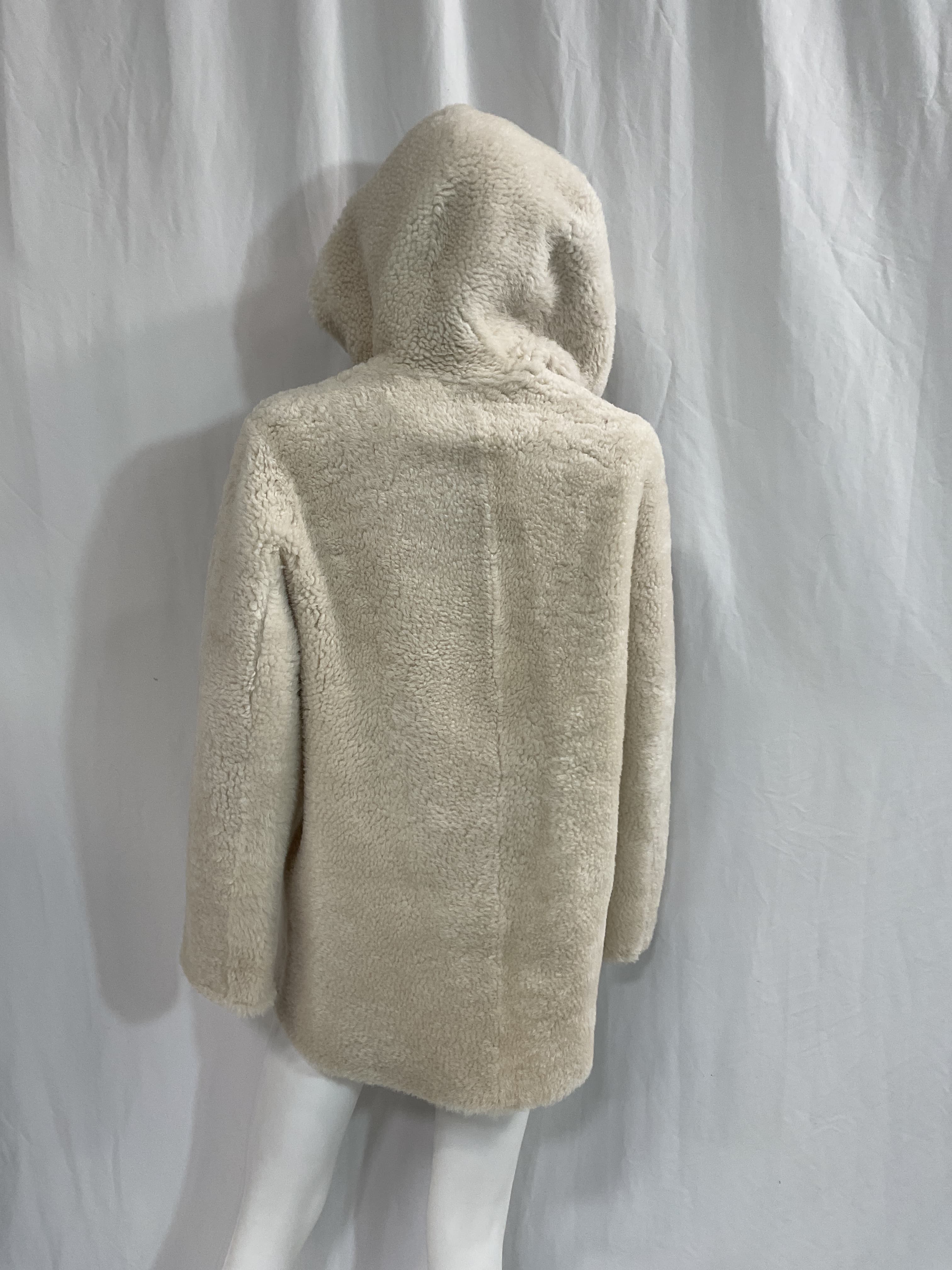 Buckle-Front Shearling Coat - Image 2