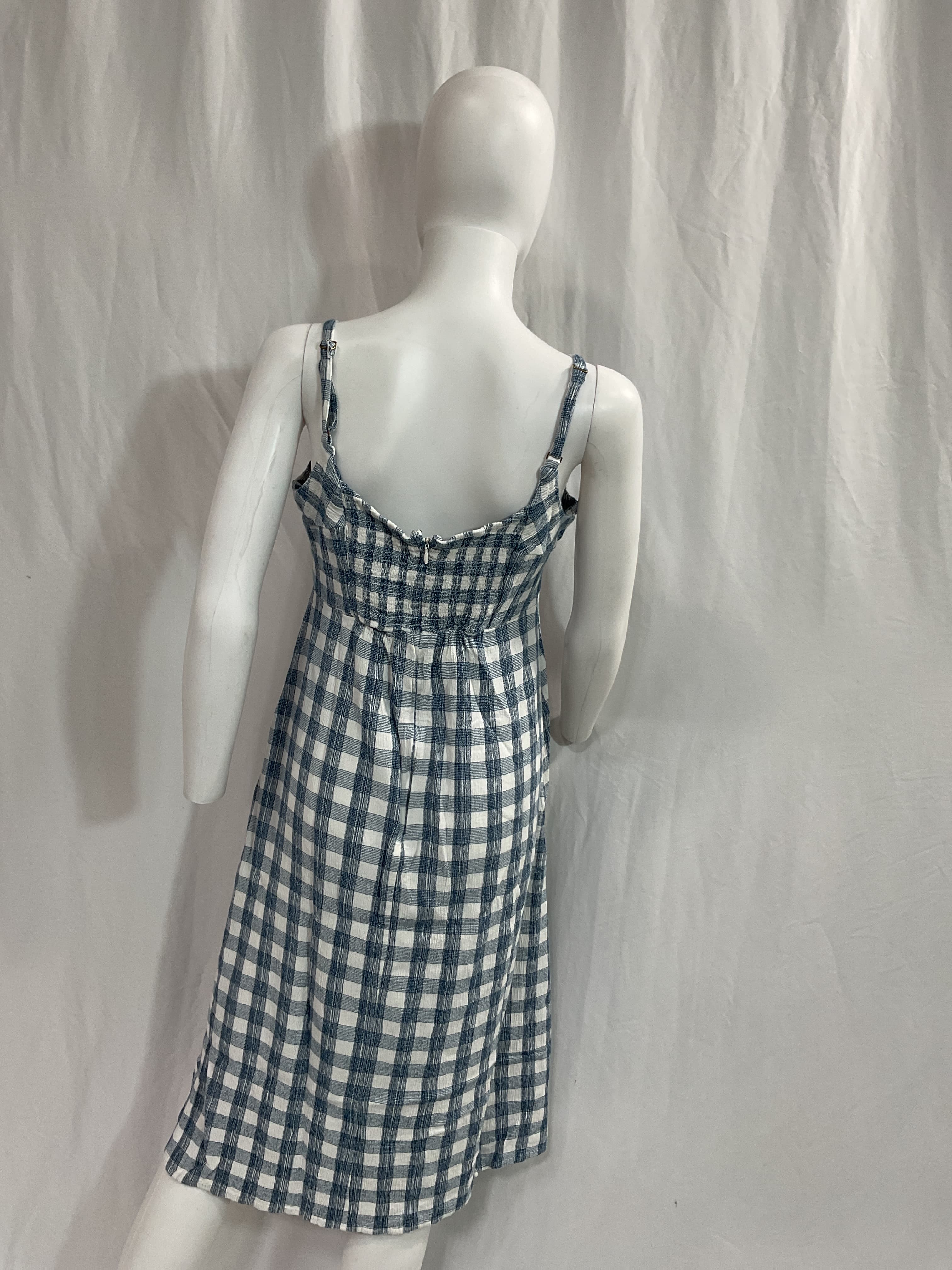 The Nina Crinkle Plaid Dress - Image 2