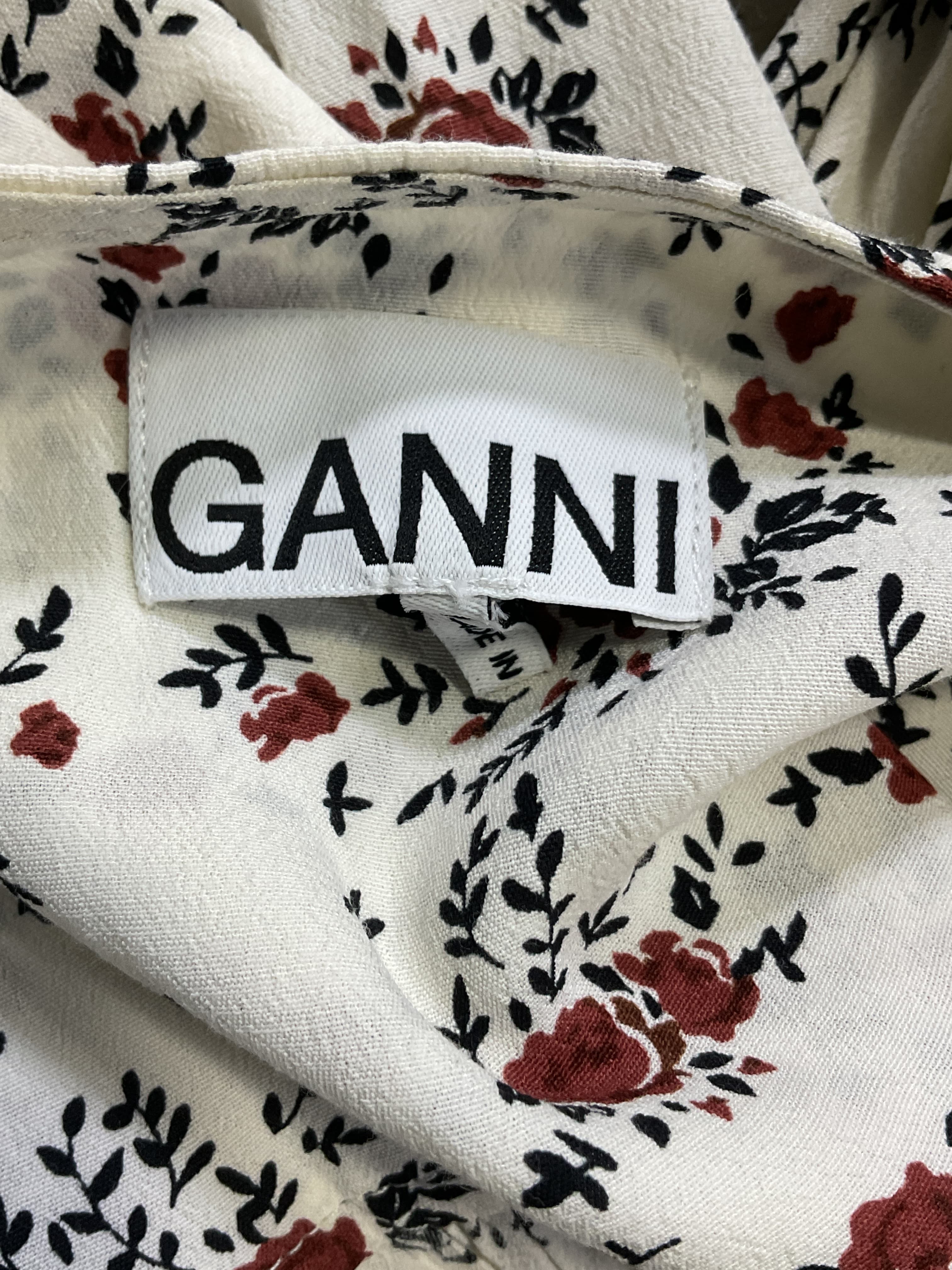 Printed Crepe Mini Dress - Image 4