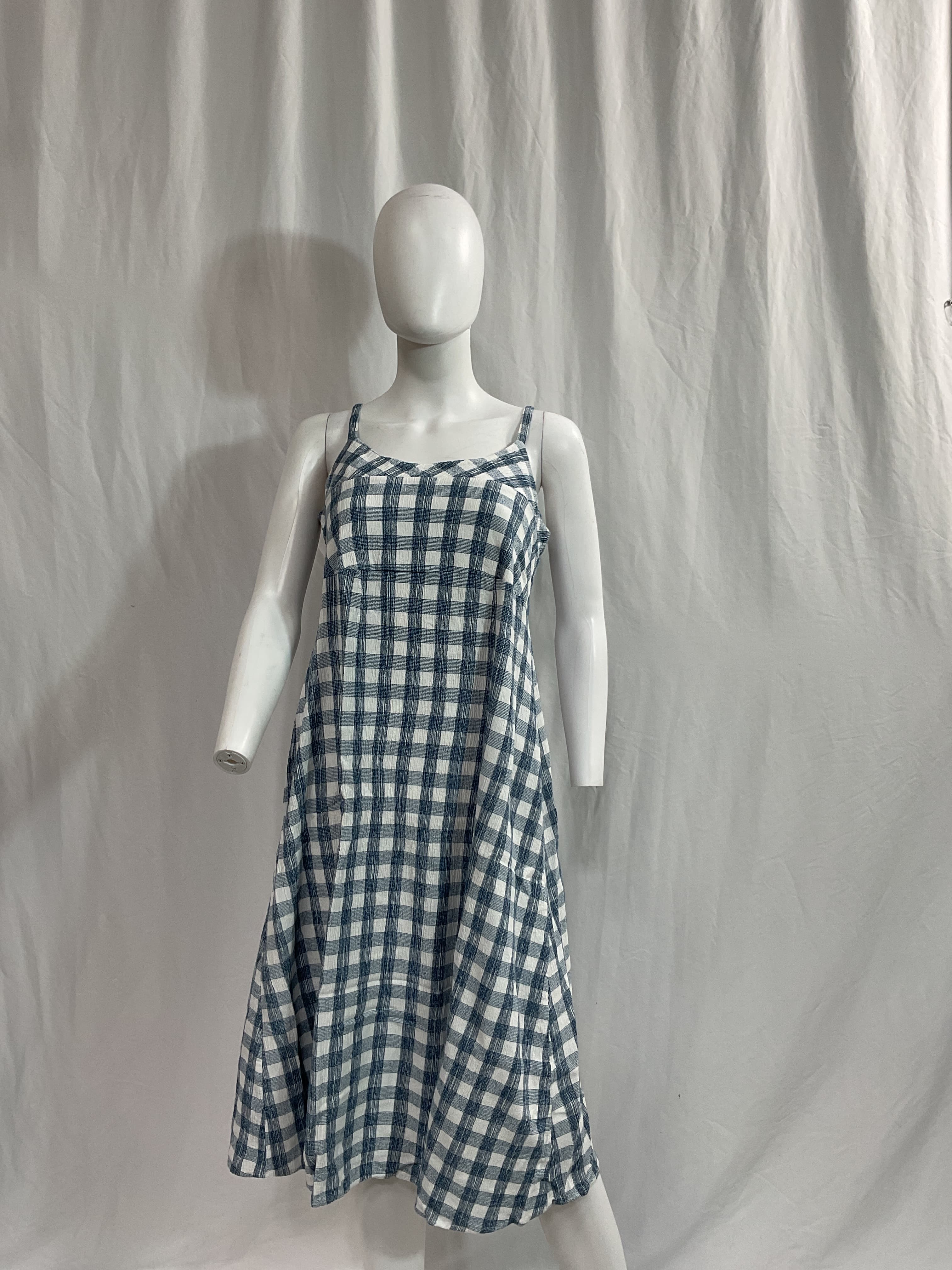 The Nina Crinkle Plaid Dress - Image 3