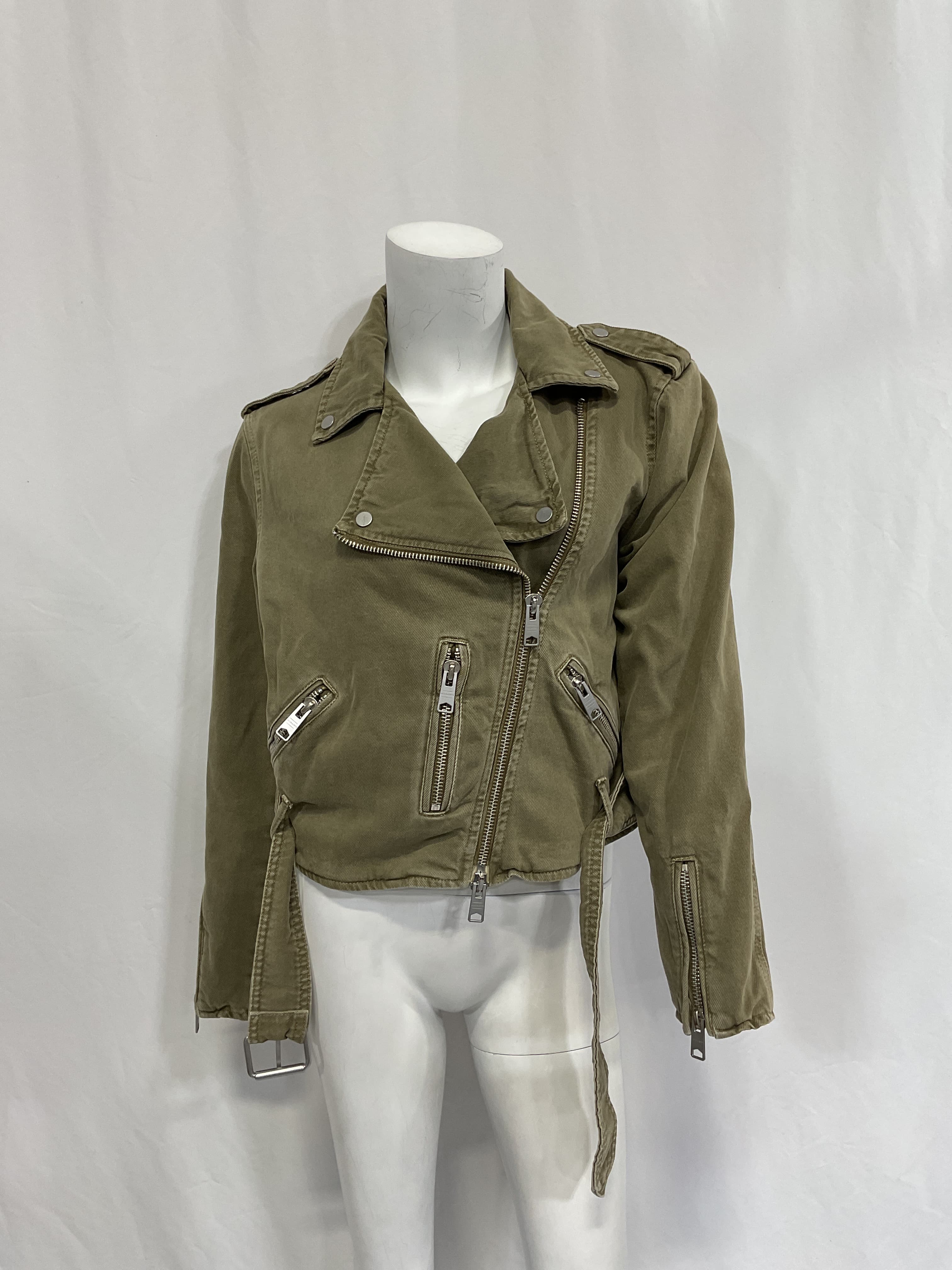 Balfern Denim Biker Jacket - Image 3