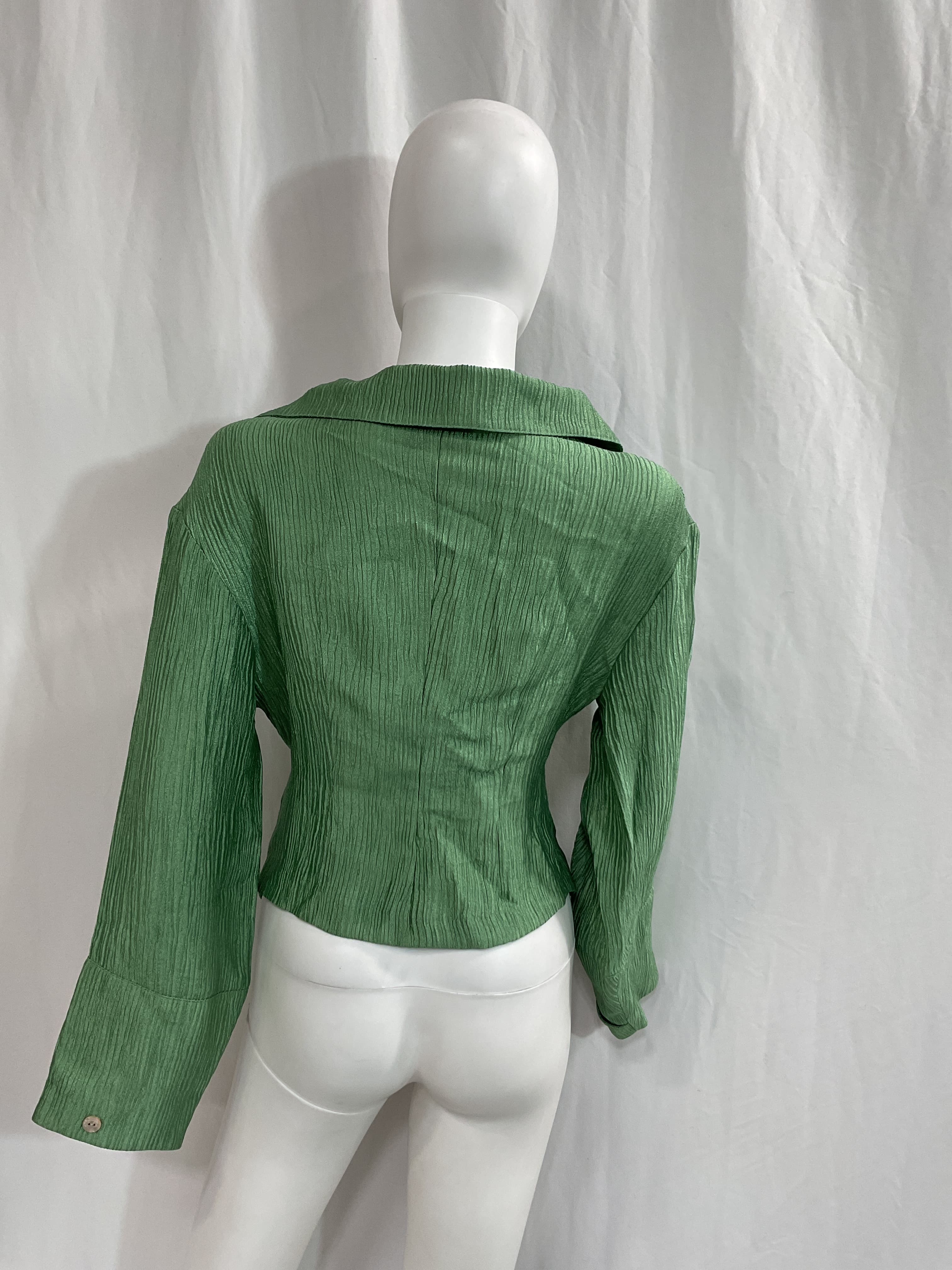 Idris Ruched Long Sleeve Blouse - Image 4