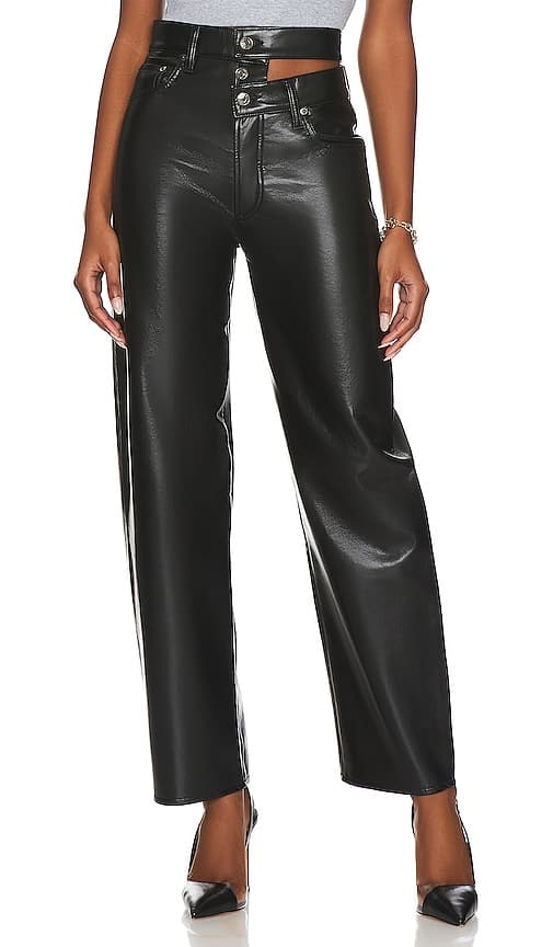 Recycled Leather Broken Waistband In Detox - Image 1