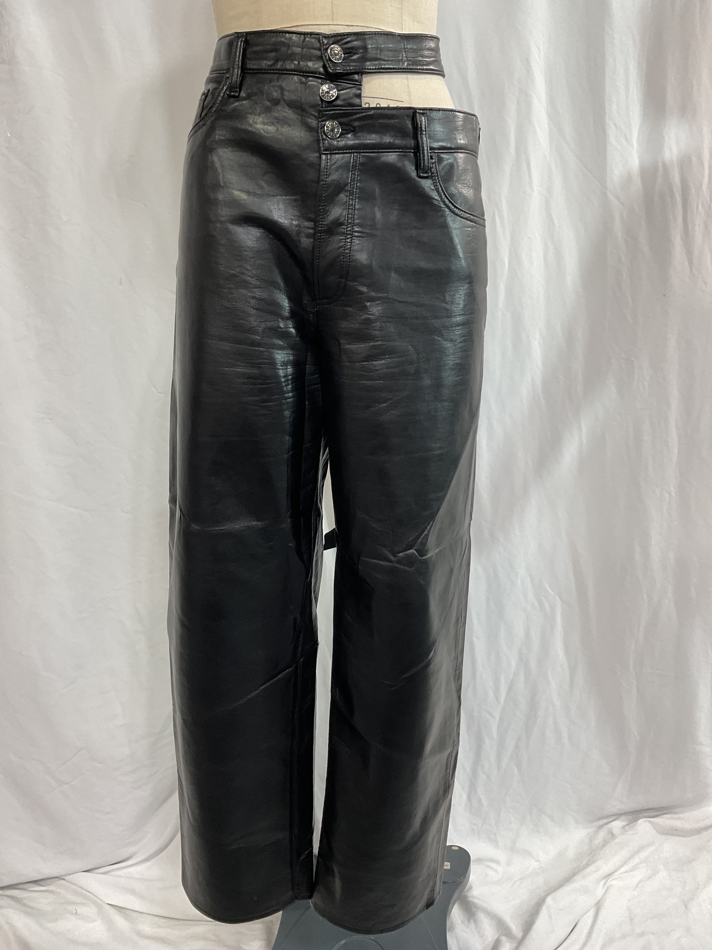 Recycled Leather Broken Waistband In Detox - Image 2