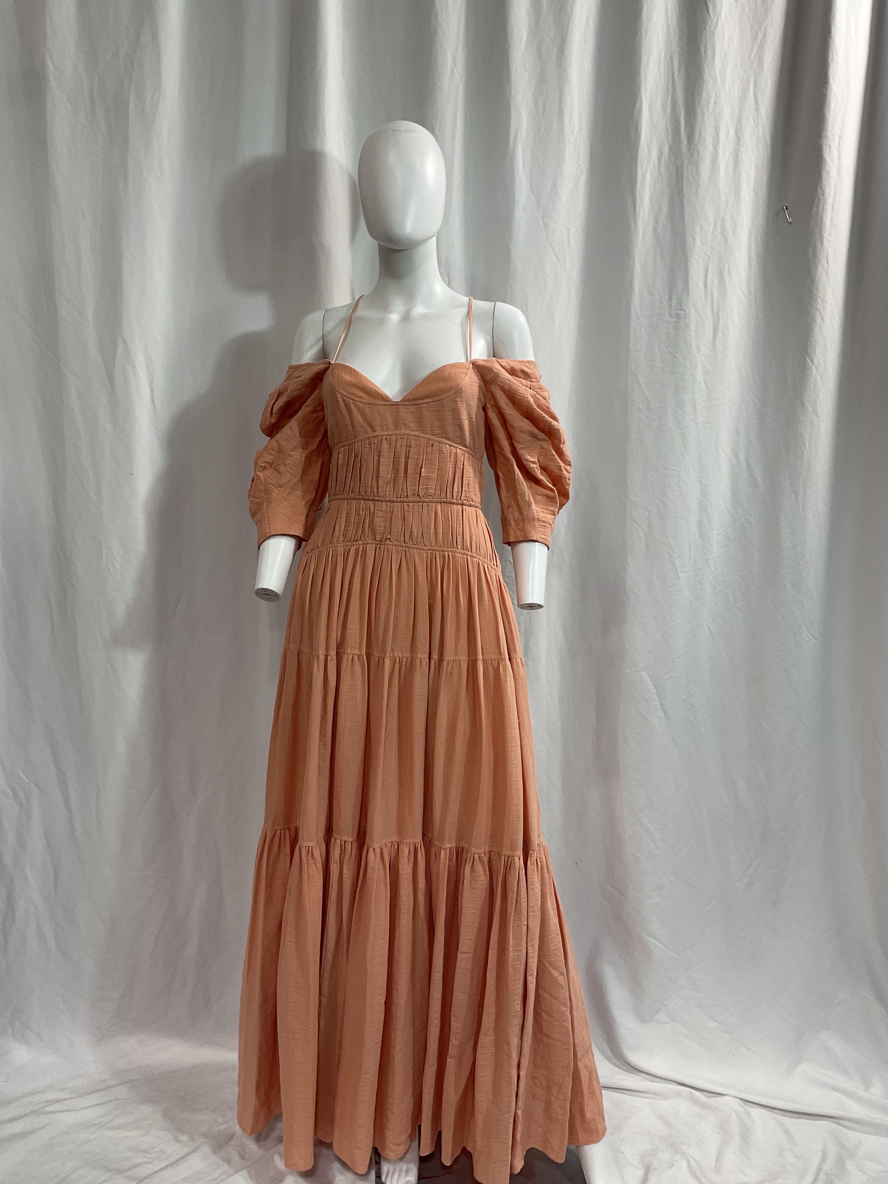 Wilder Tiered Cotton-Blend Gauze Maxi Dress - Image 2