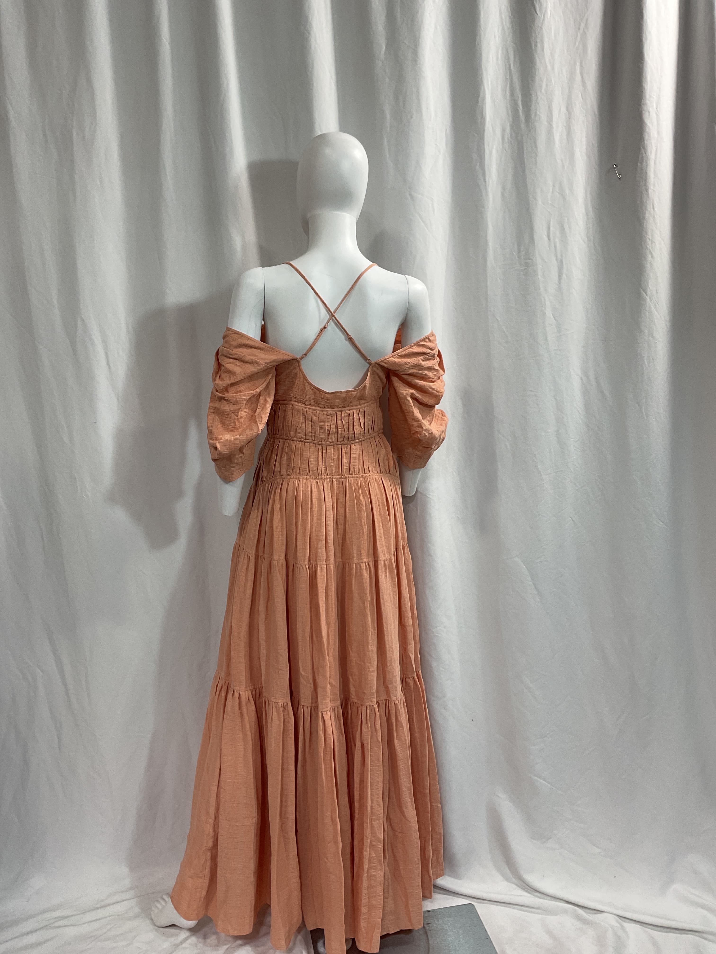 Wilder Tiered Cotton-Blend Gauze Maxi Dress - Image 3