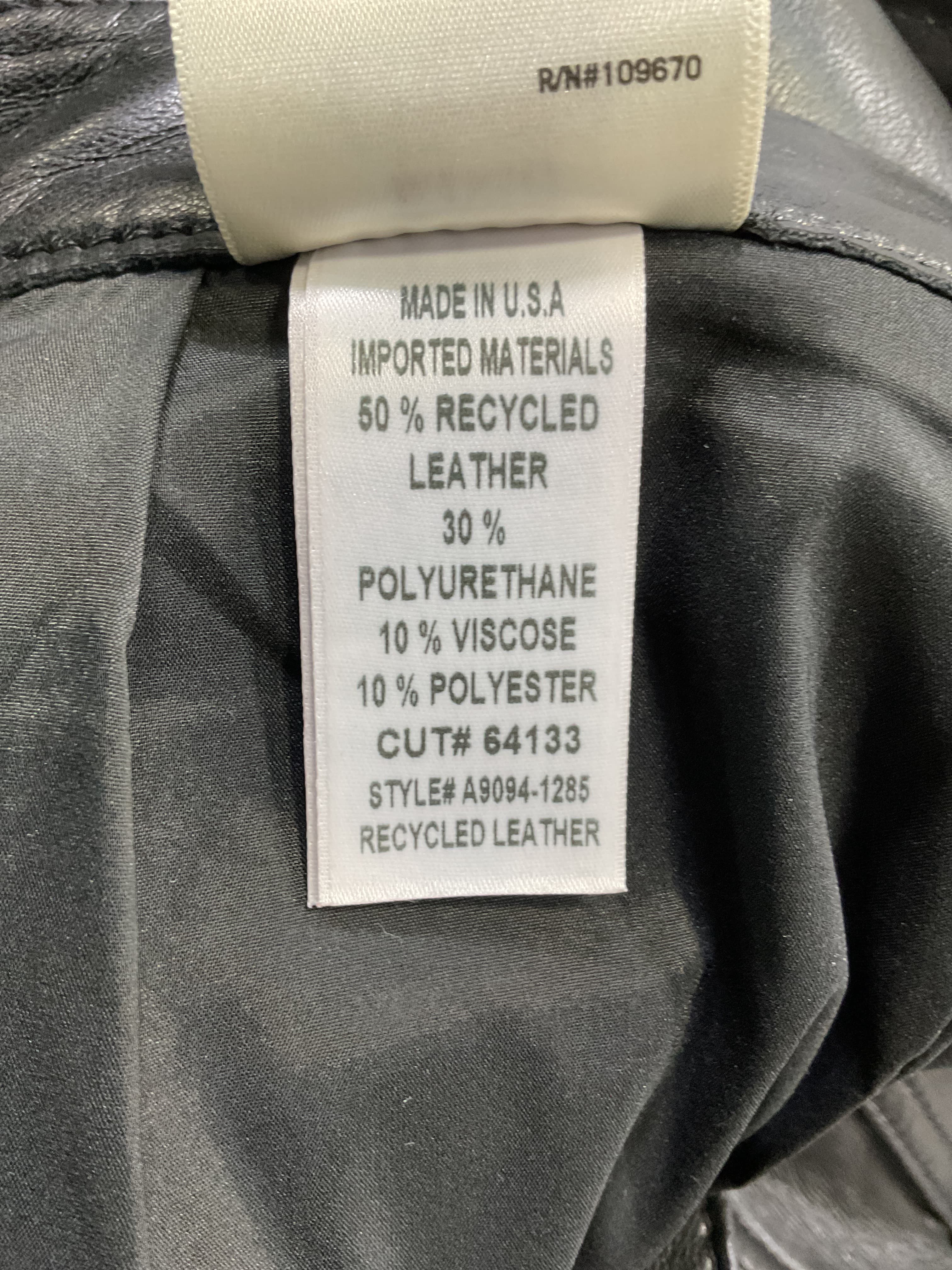 Recycled Leather Broken Waistband In Detox - Image 4
