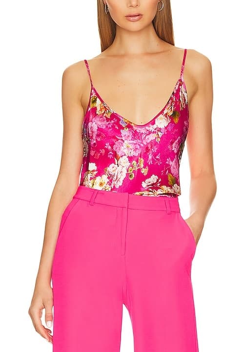 Lexi Camisole Top In Cabaret Pink Multi - Image 1