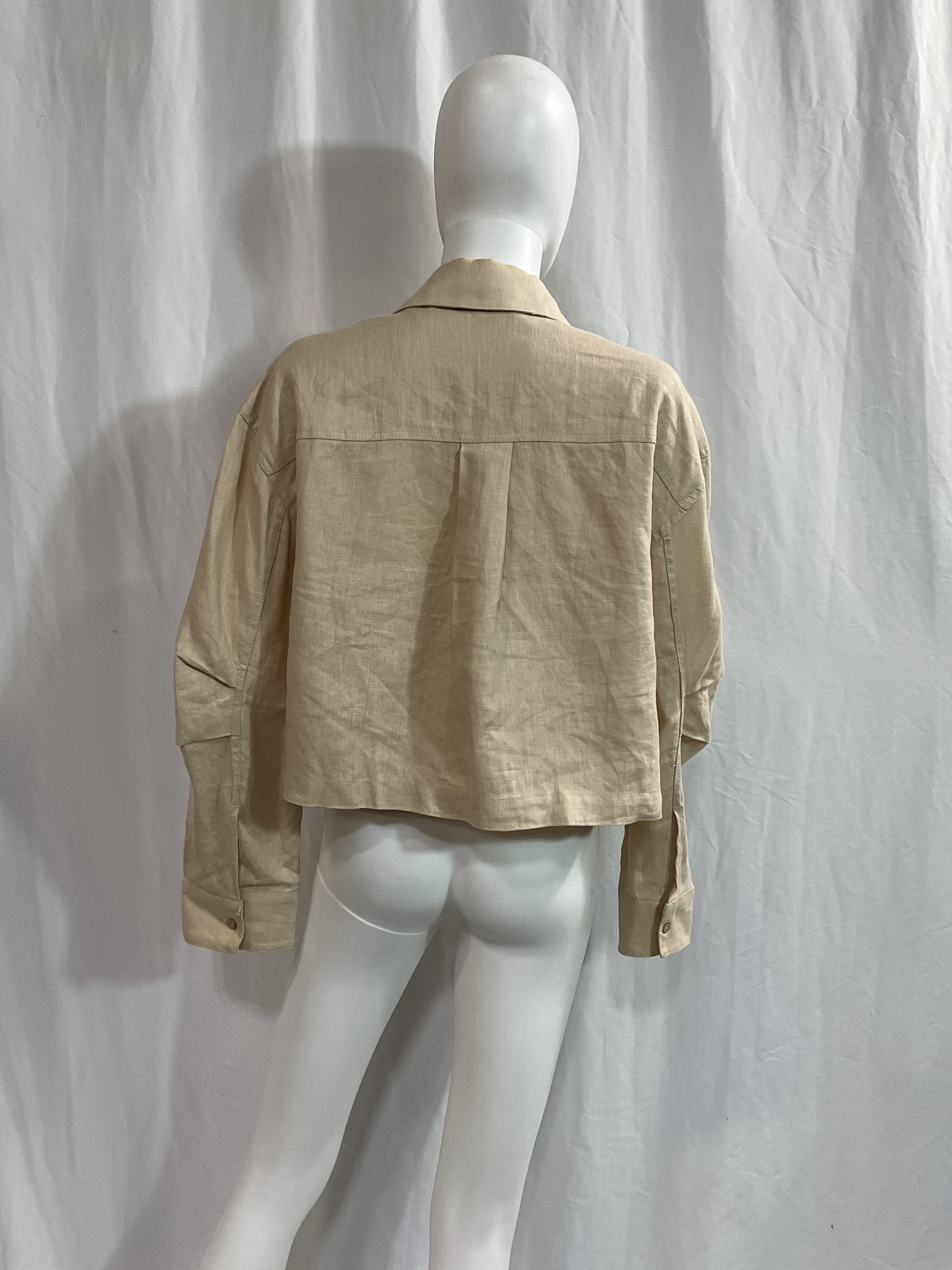 Josefin Blouse In Beige - Image 2