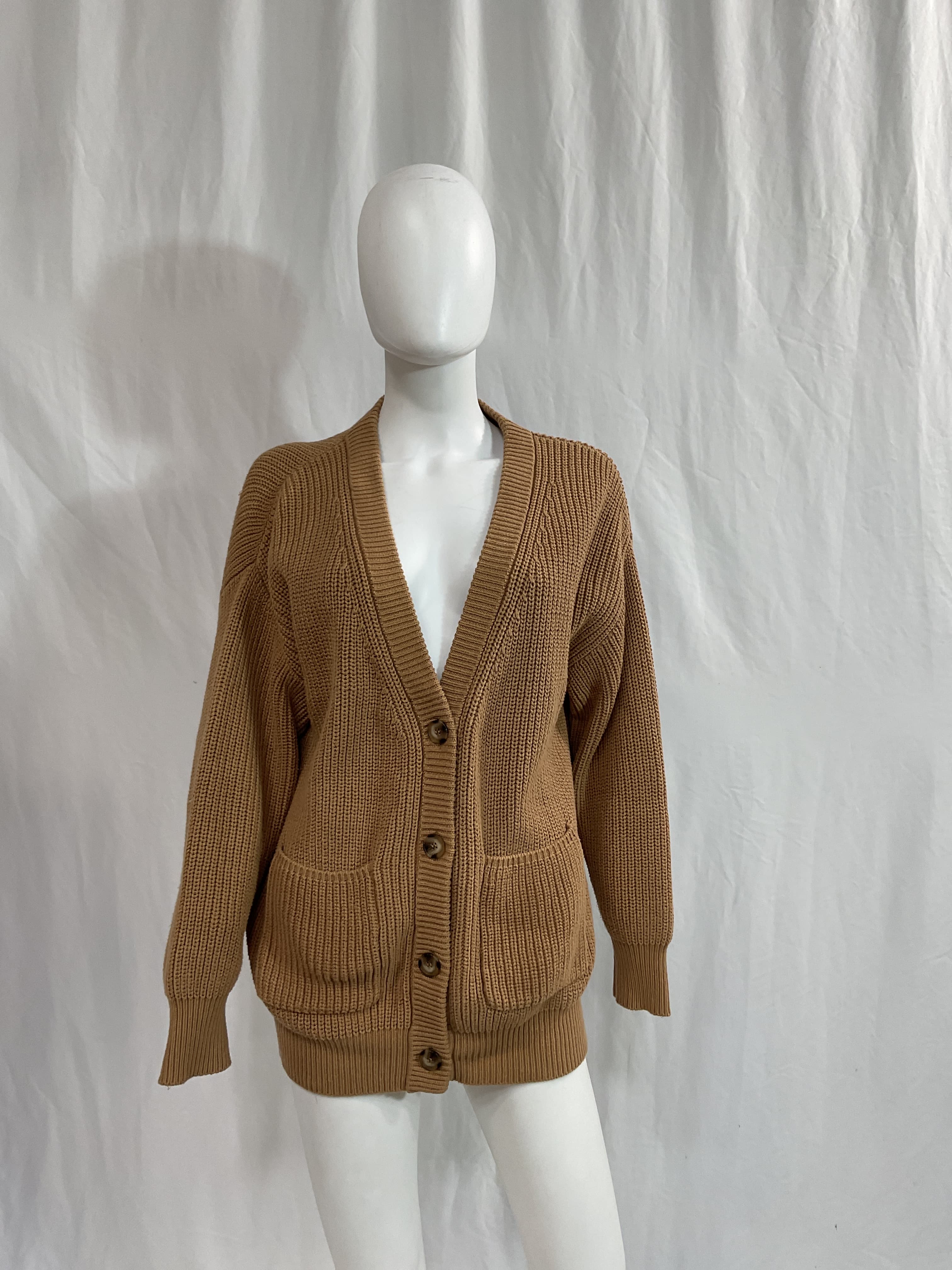 Nina Cardigan In Camel - Image 2