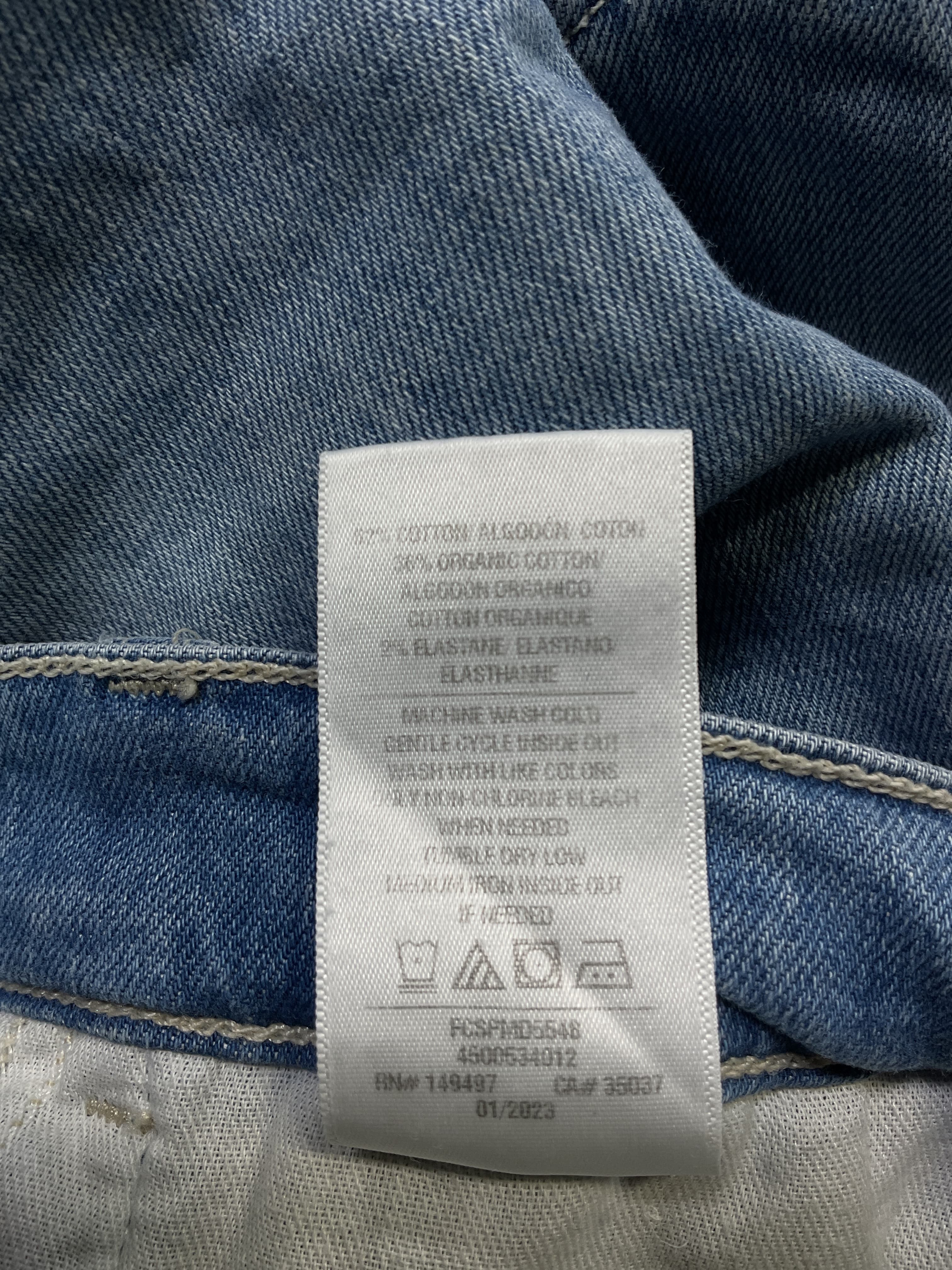 Jordie Super High Rise Wide Leg Jean In Madrid - Image 2