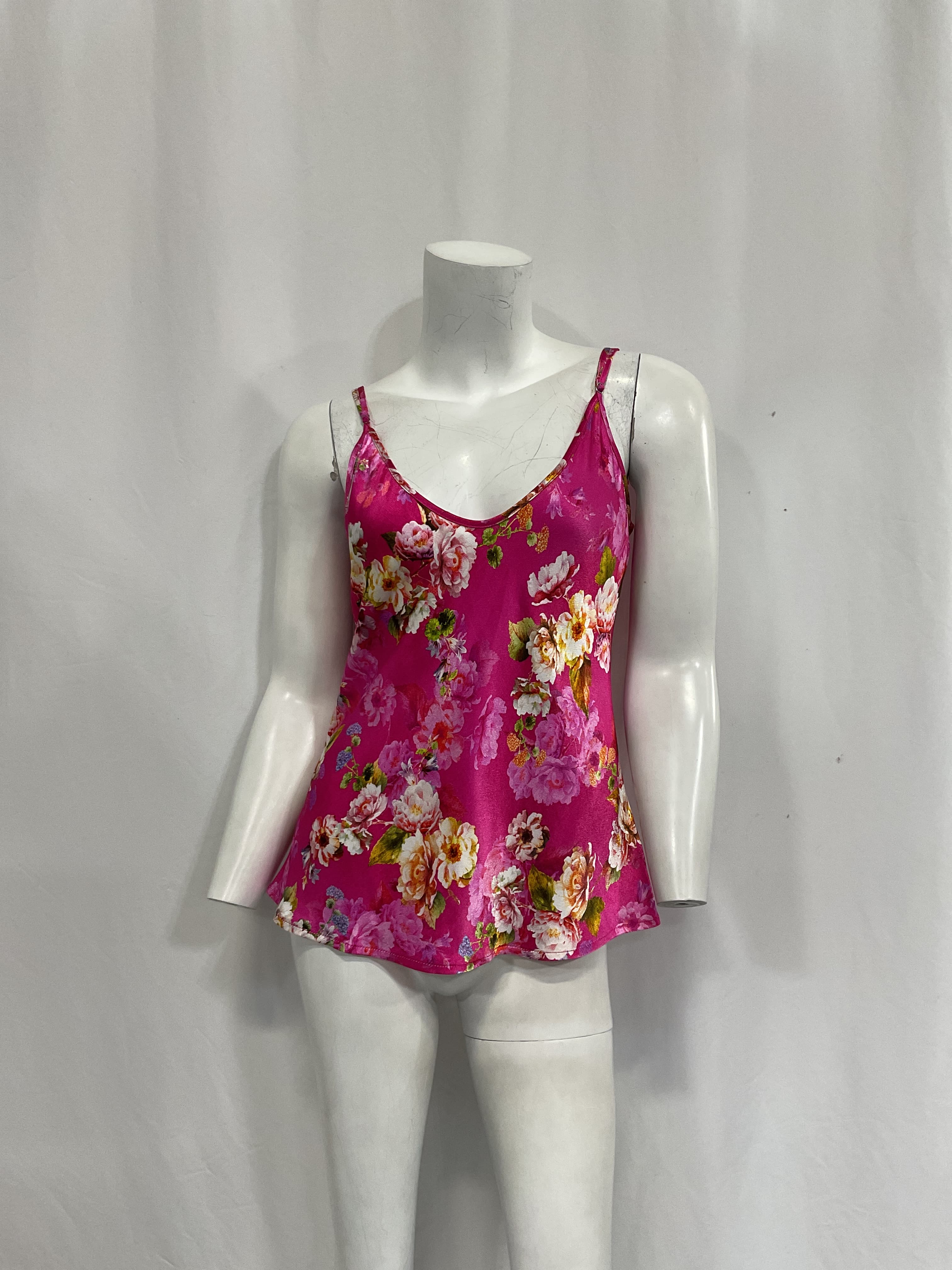 Lexi Camisole Top In Cabaret Pink Multi - Image 2