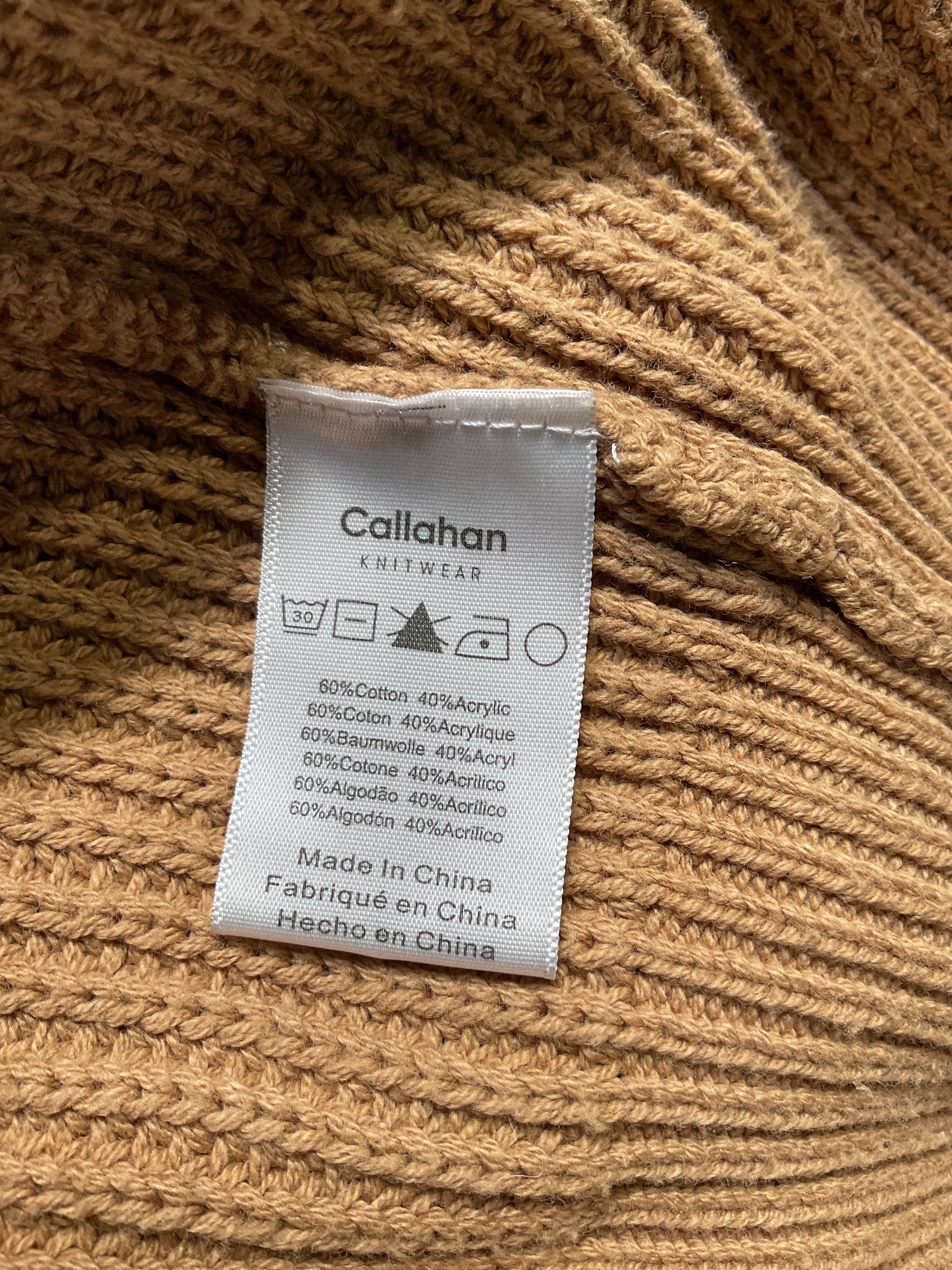 Nina Cardigan In Camel - Image 4