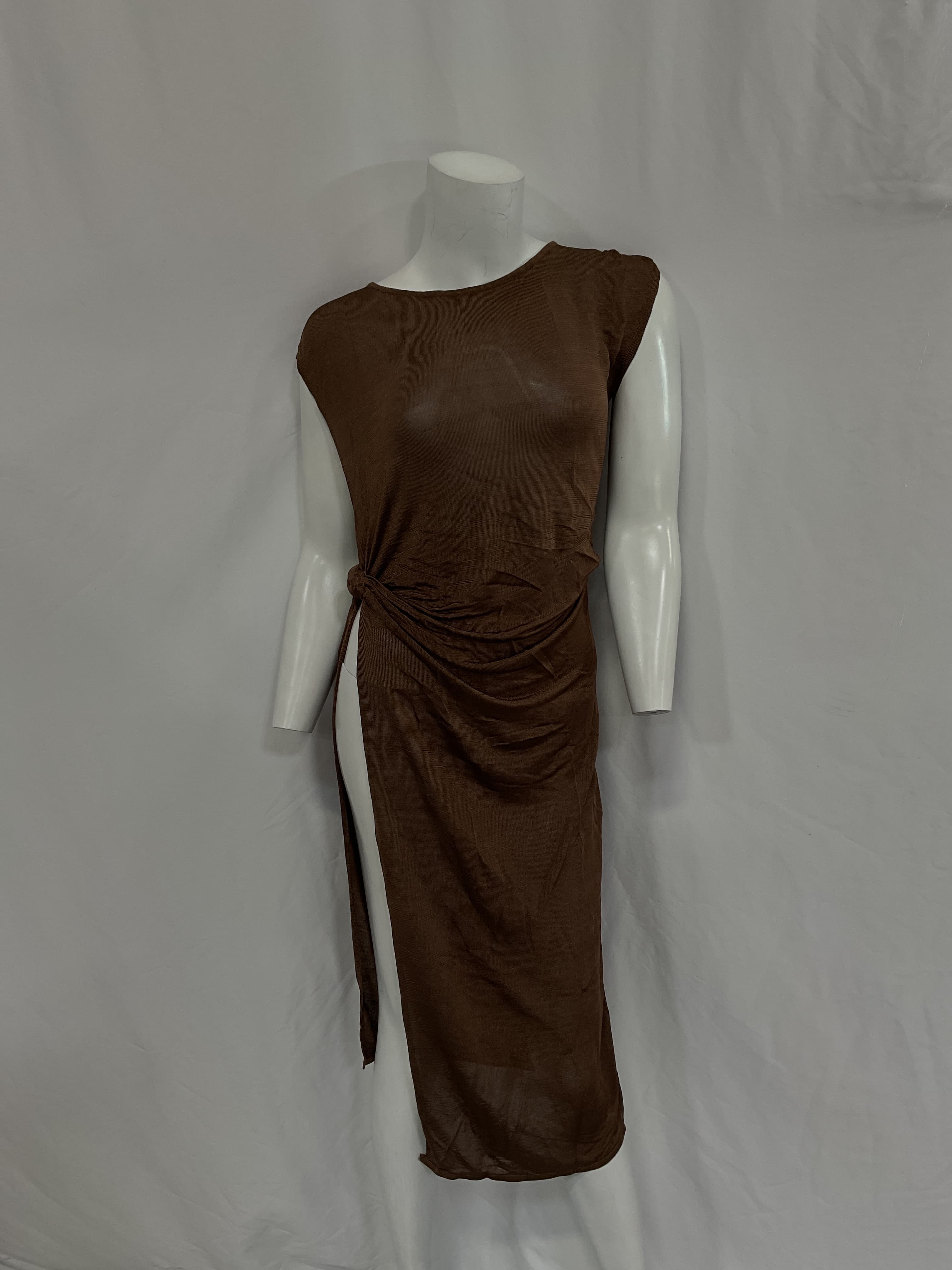 Pevero Dress In Chocolate - Image 3