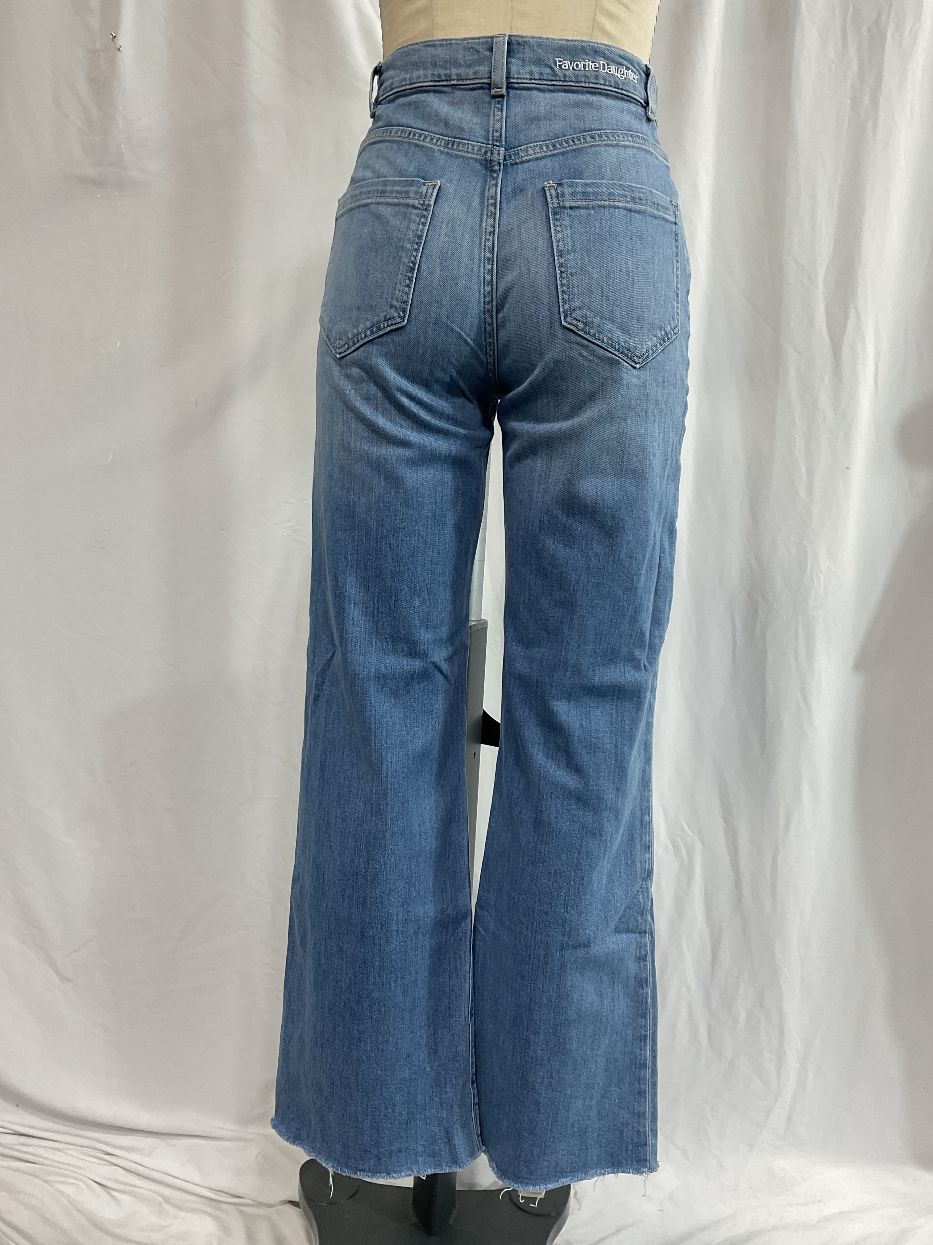 Jordie Super High Rise Wide Leg Jean In Madrid - Image 3