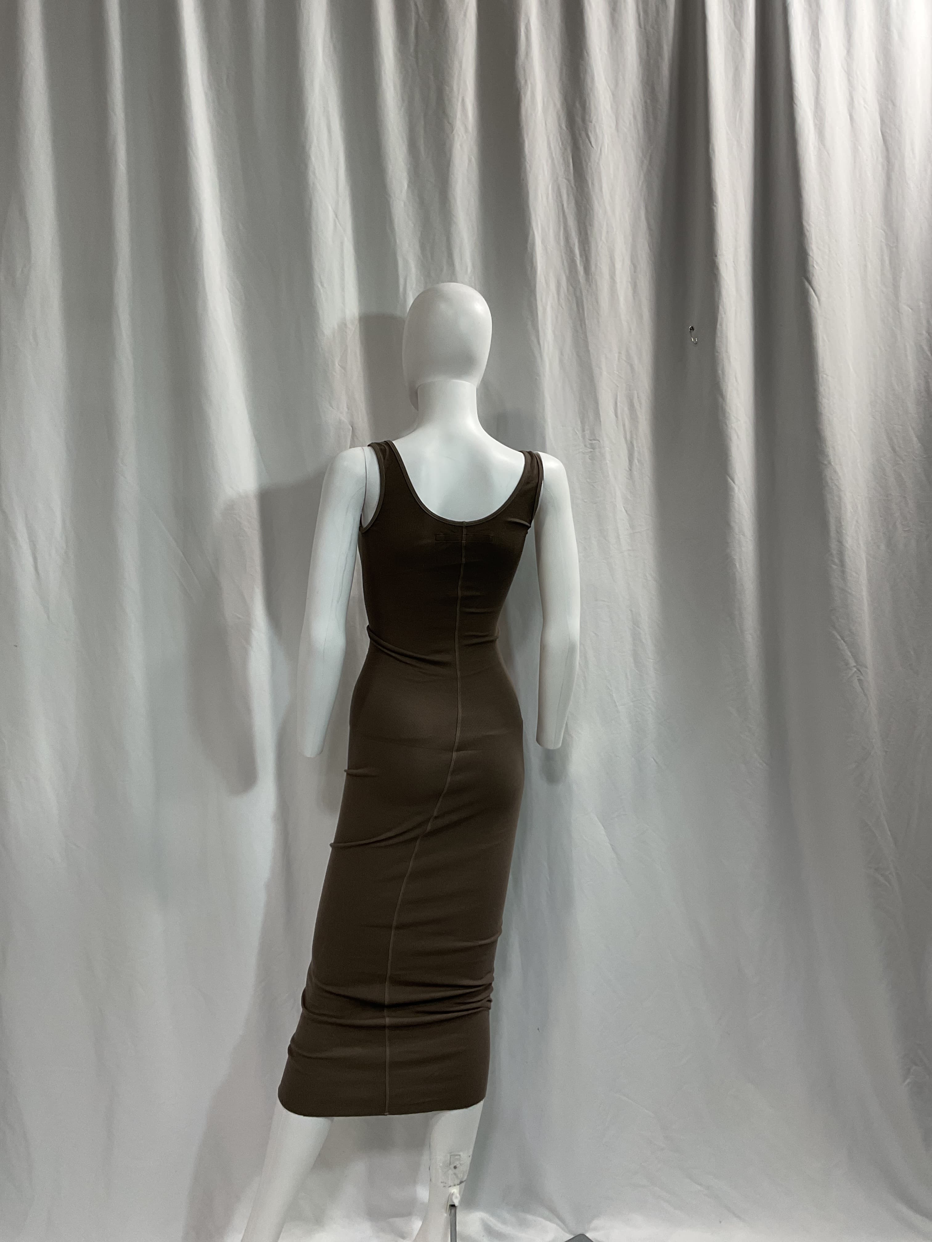 Maxi Tank Dress In Mushroom - Image 3