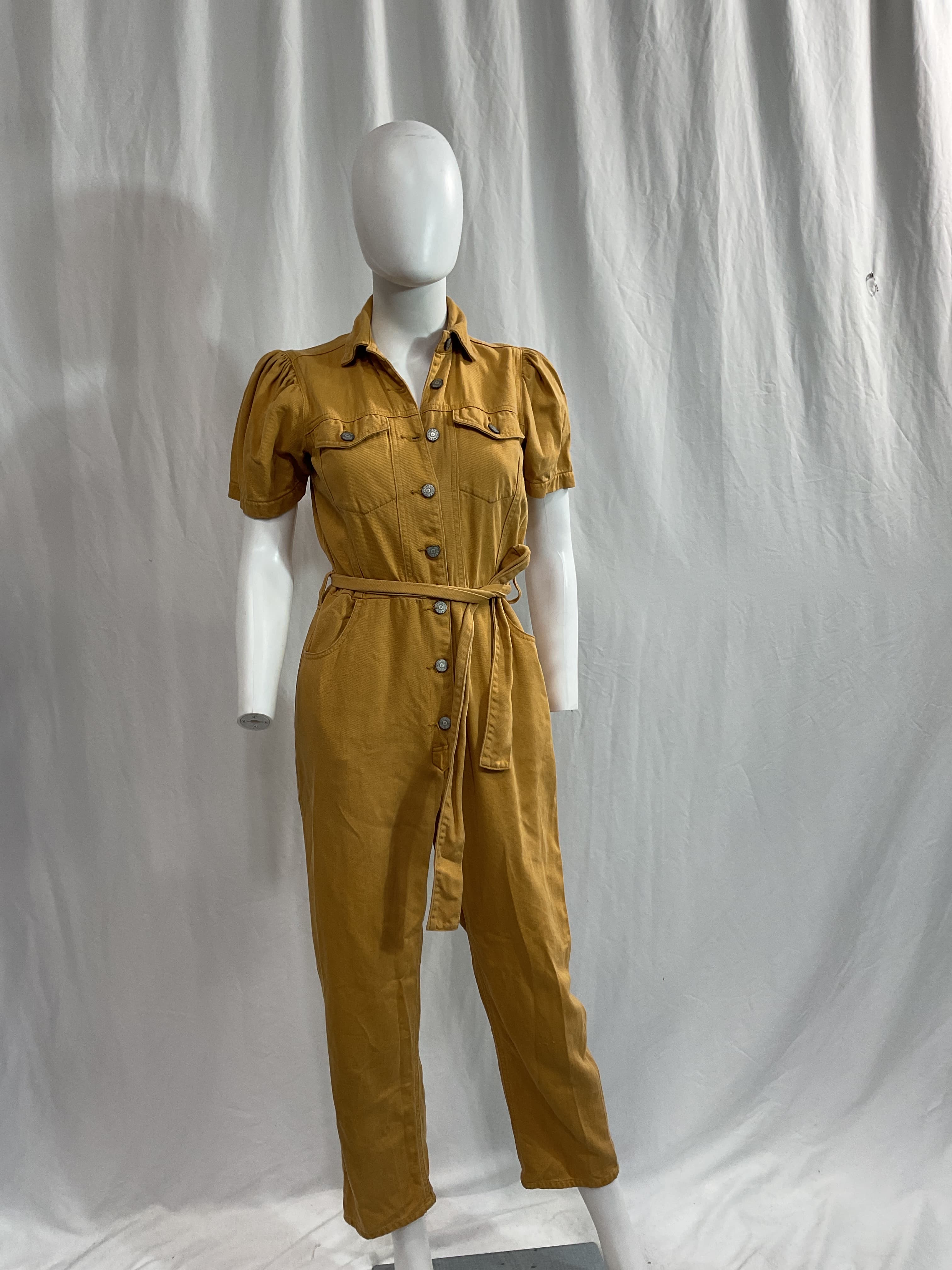 The Vincent Jumpsuit In Gold Rush - Image 4