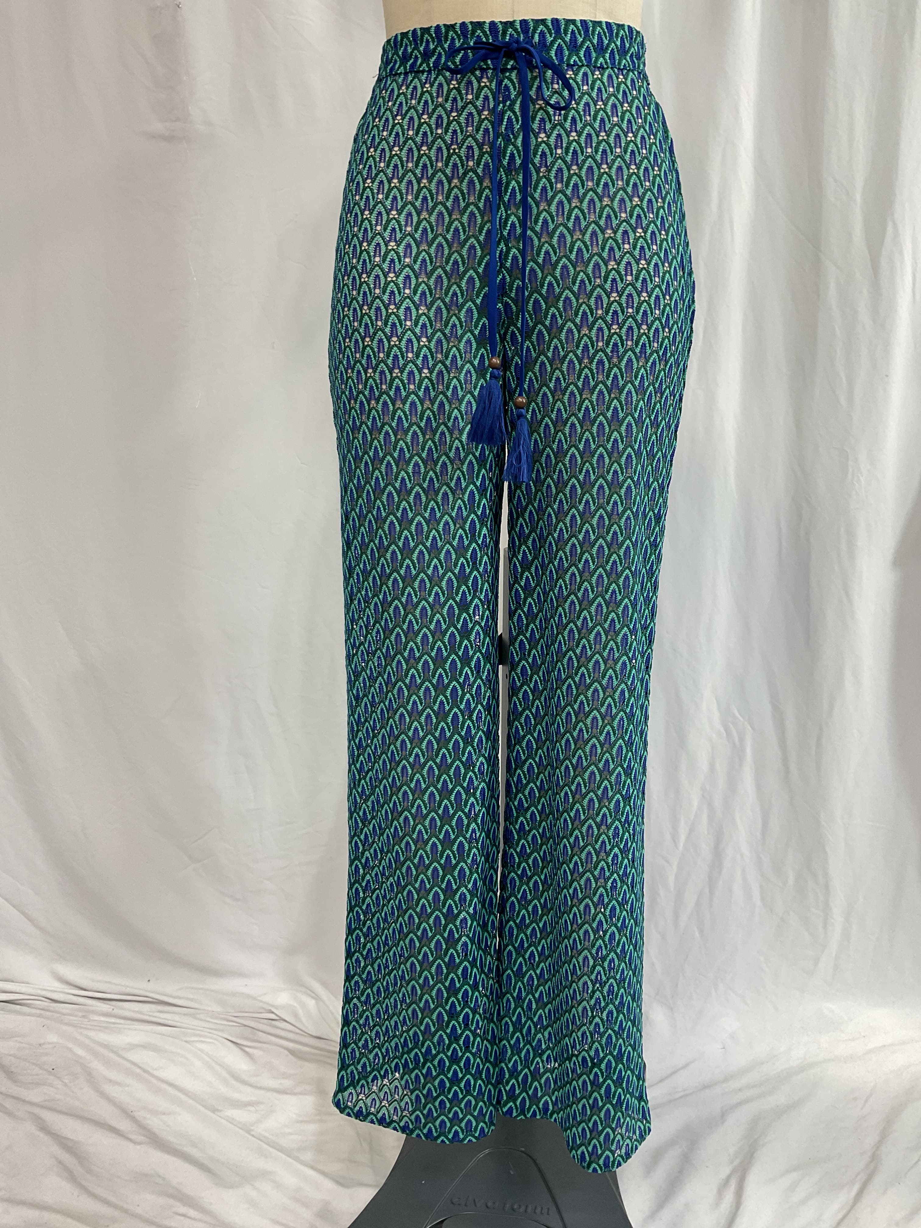 House Of Harlow 1960 X Revolve Saskia Pant In Blue Multi - Image 3