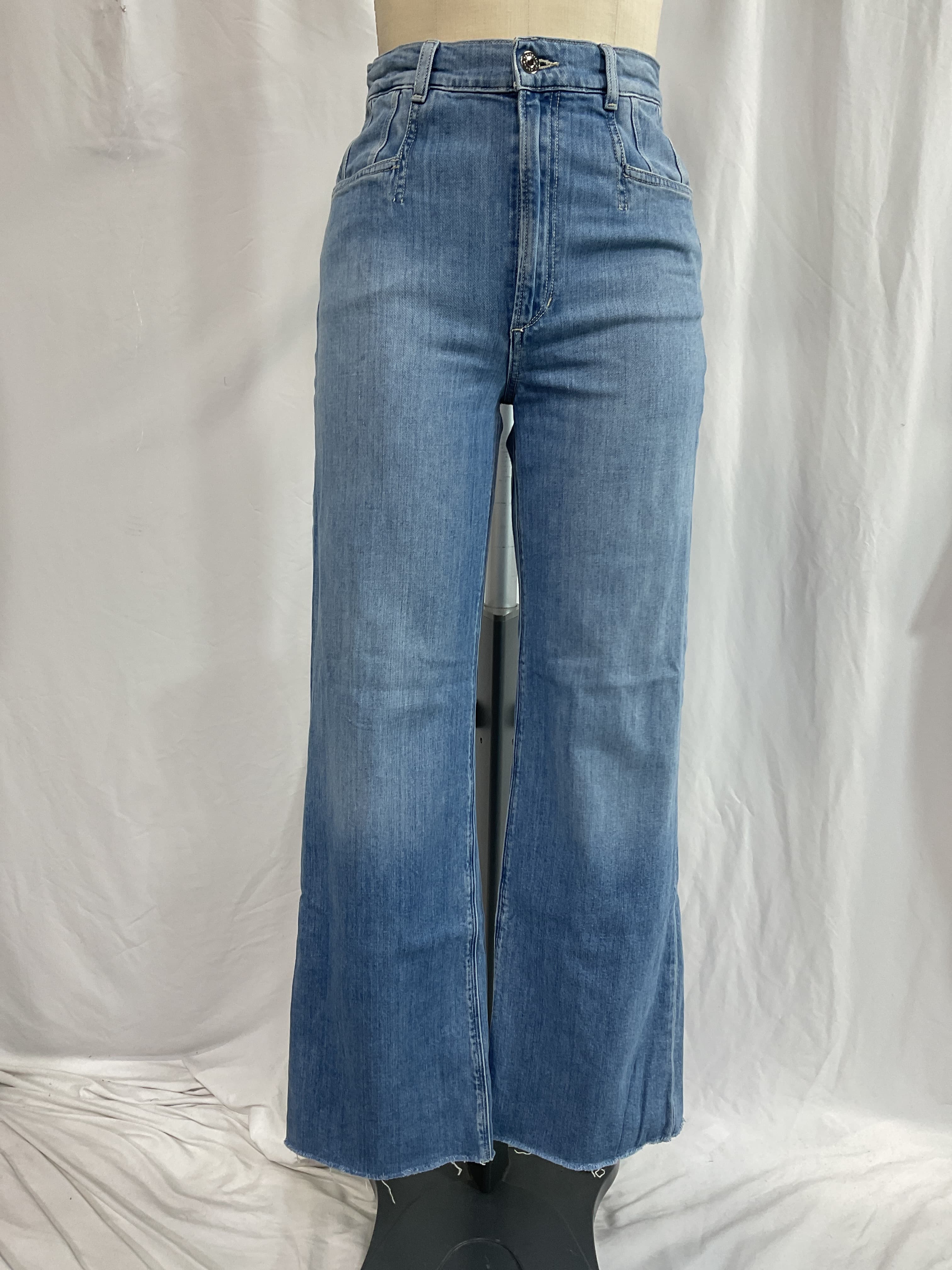 Jordie Super High Rise Wide Leg Jean In Madrid - Image 4