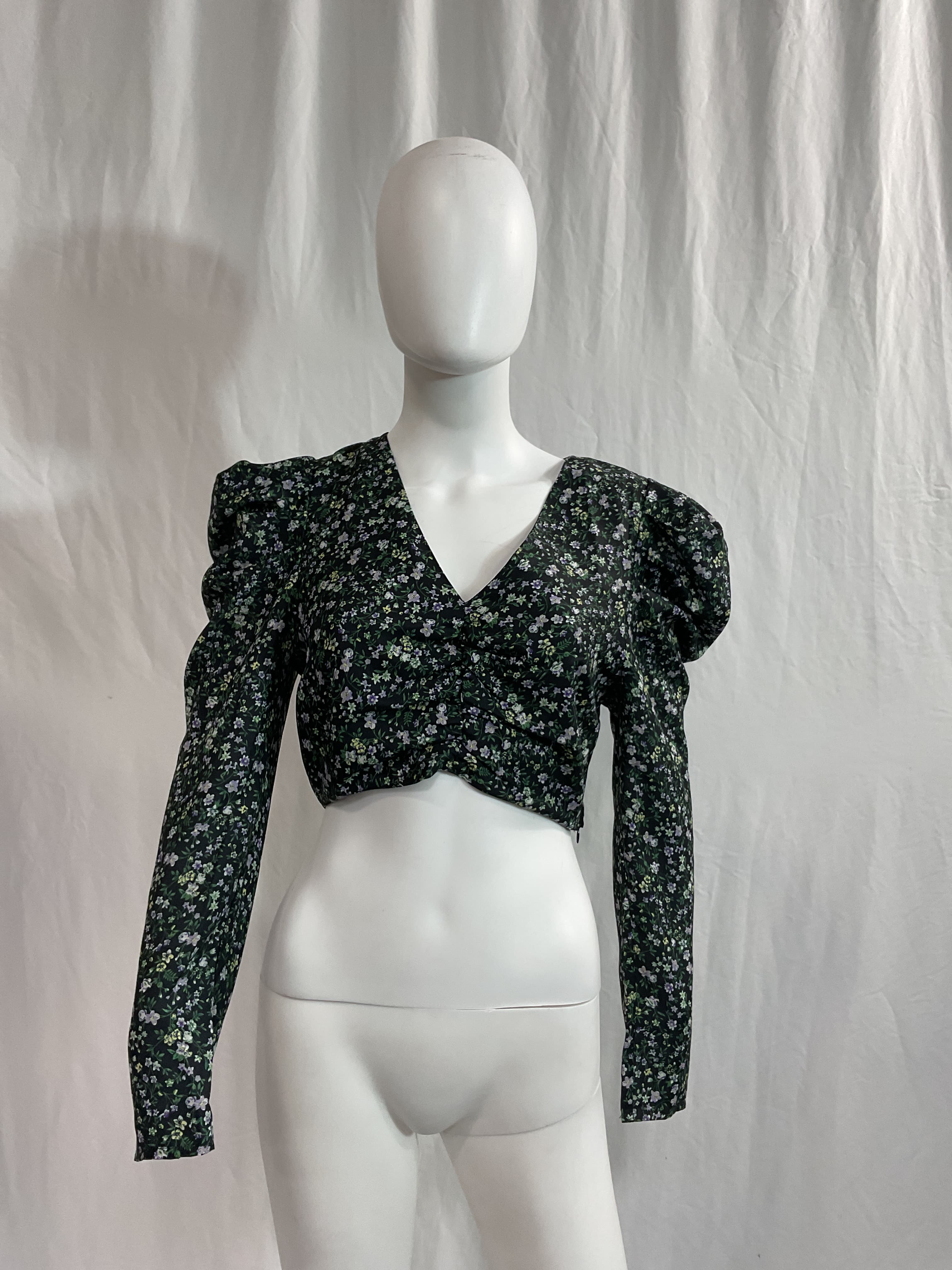 Rivera V Neck Ruched Top - Image 3