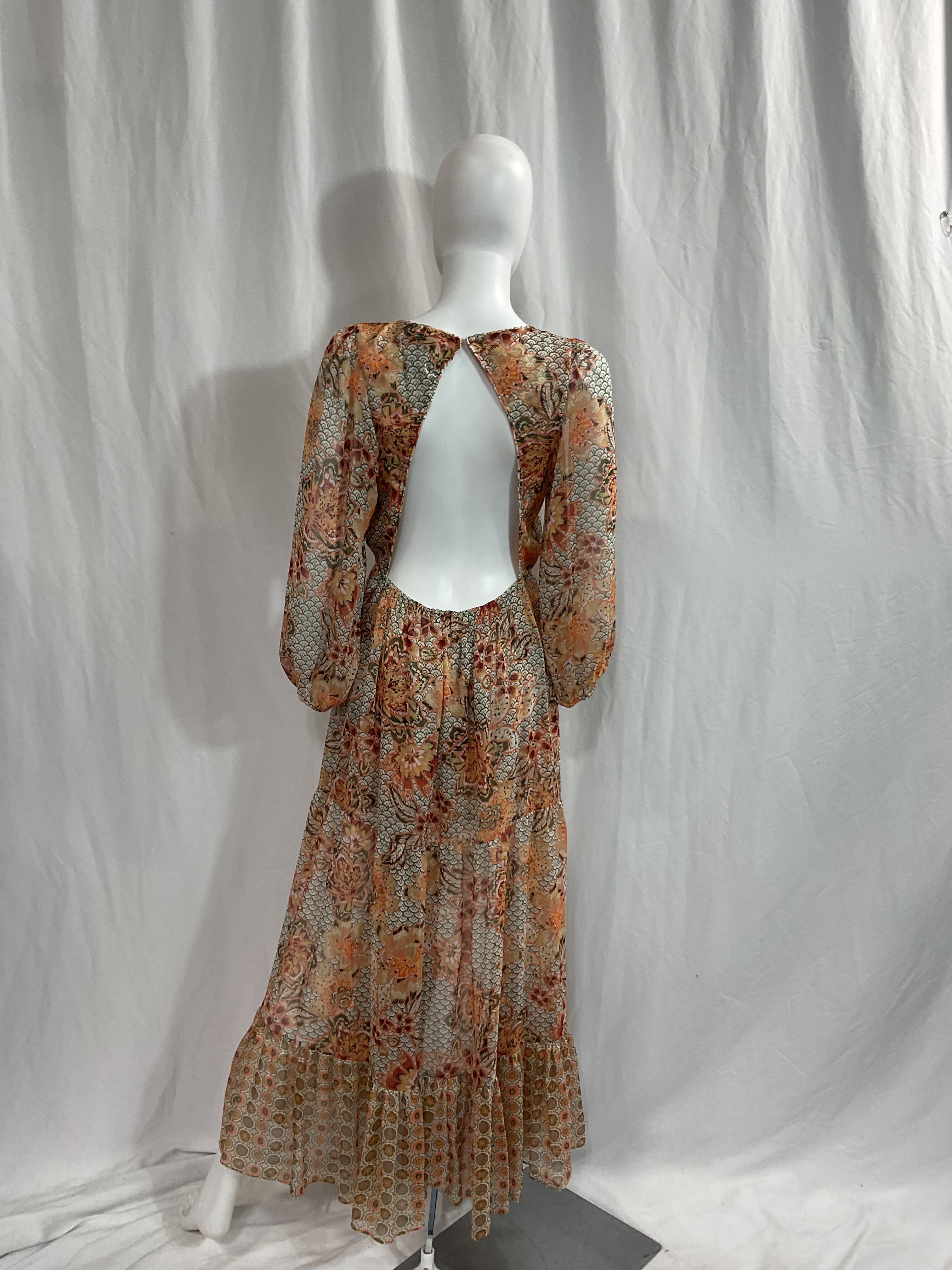 Anahita Dress In Flora Tile Mix - Image 4