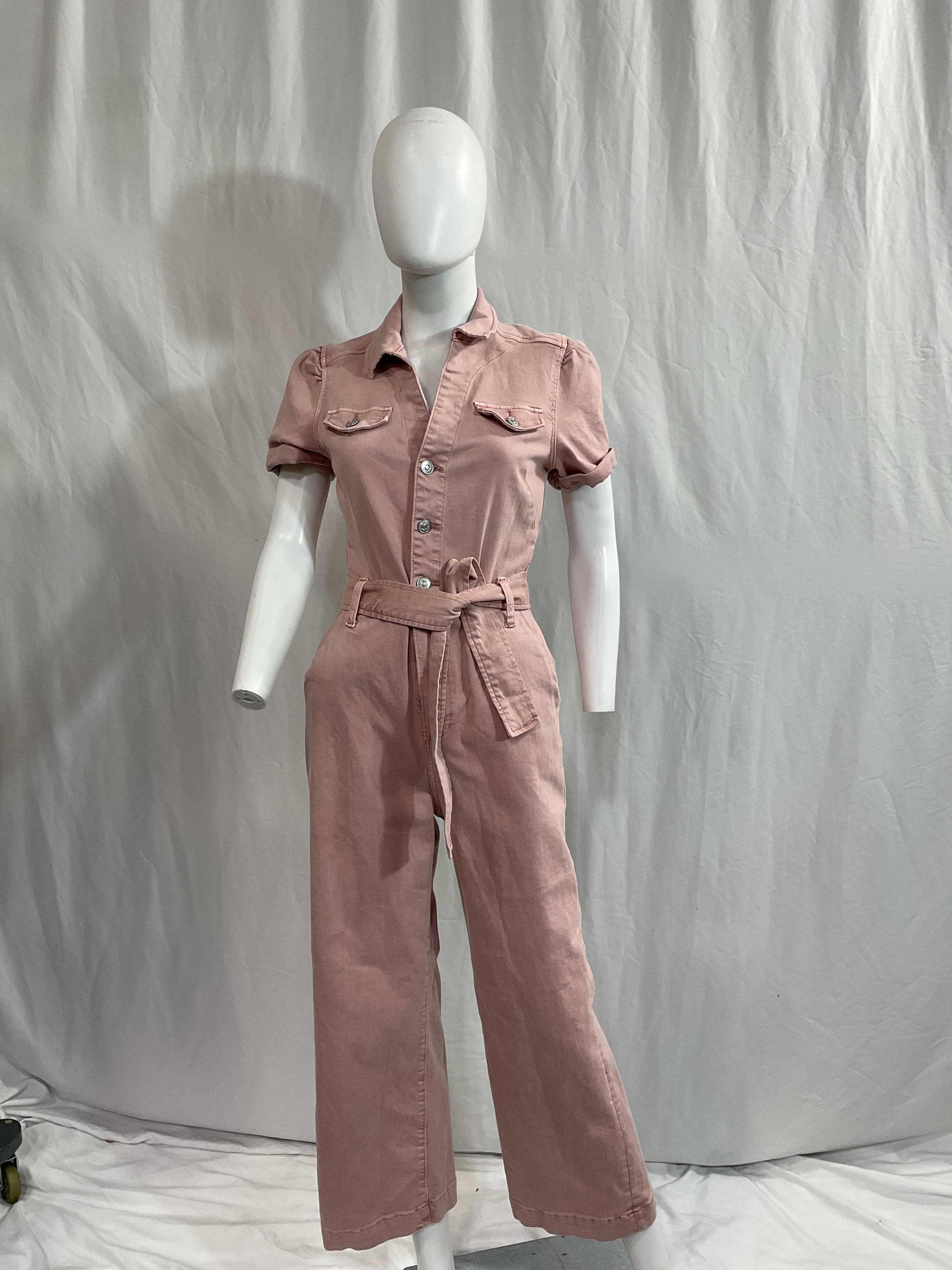 Anessa Jumpsuit In Vintage Rouge Glow - Image 2