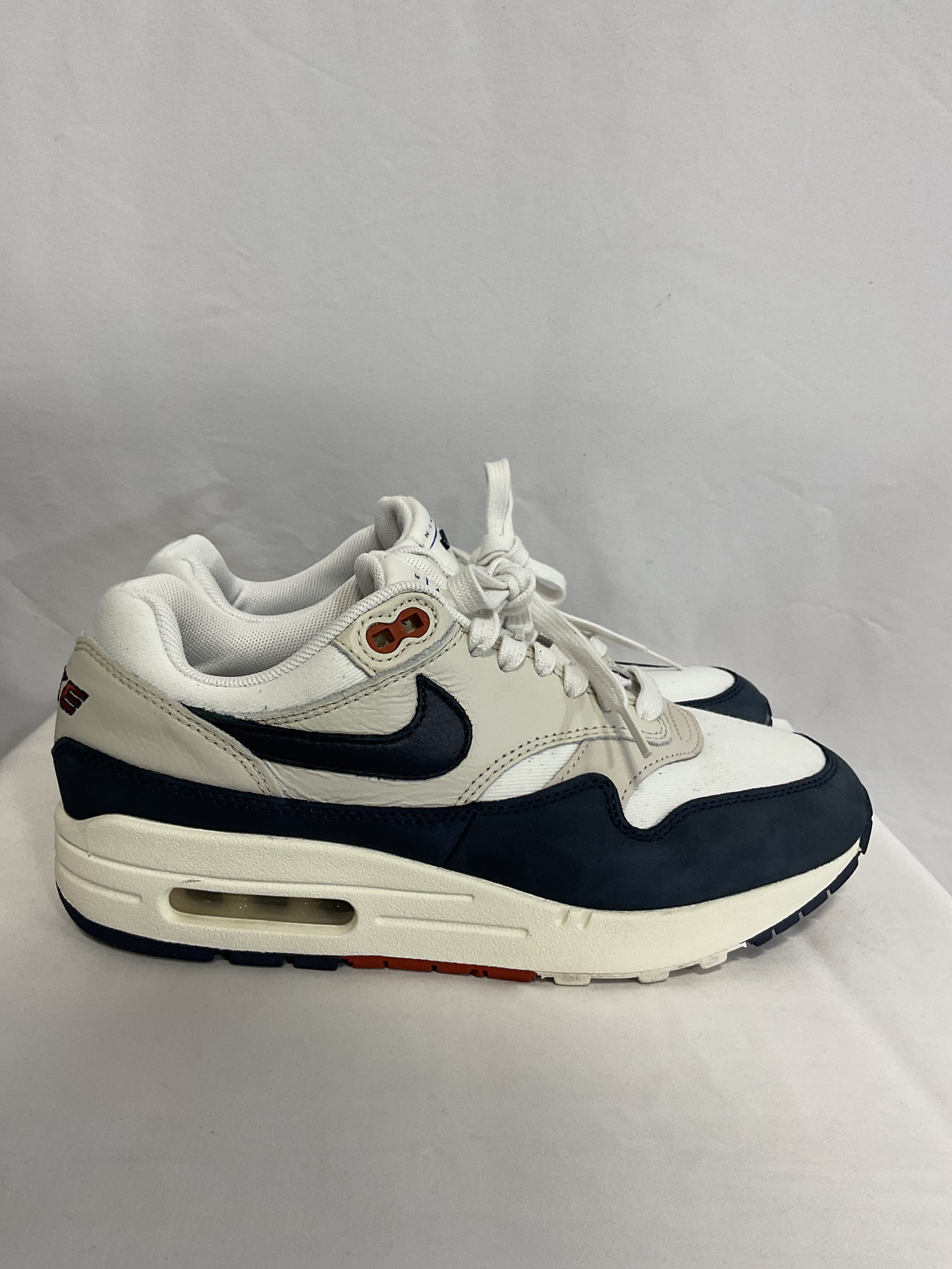 Air Max 1 Lx Sneaker In Orewood Brown & Sail - Image 2