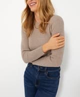 Alden Ribbed Crewneck - Image 1