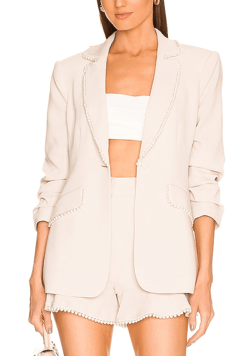 Gracey Blazer In Moon - Image 1