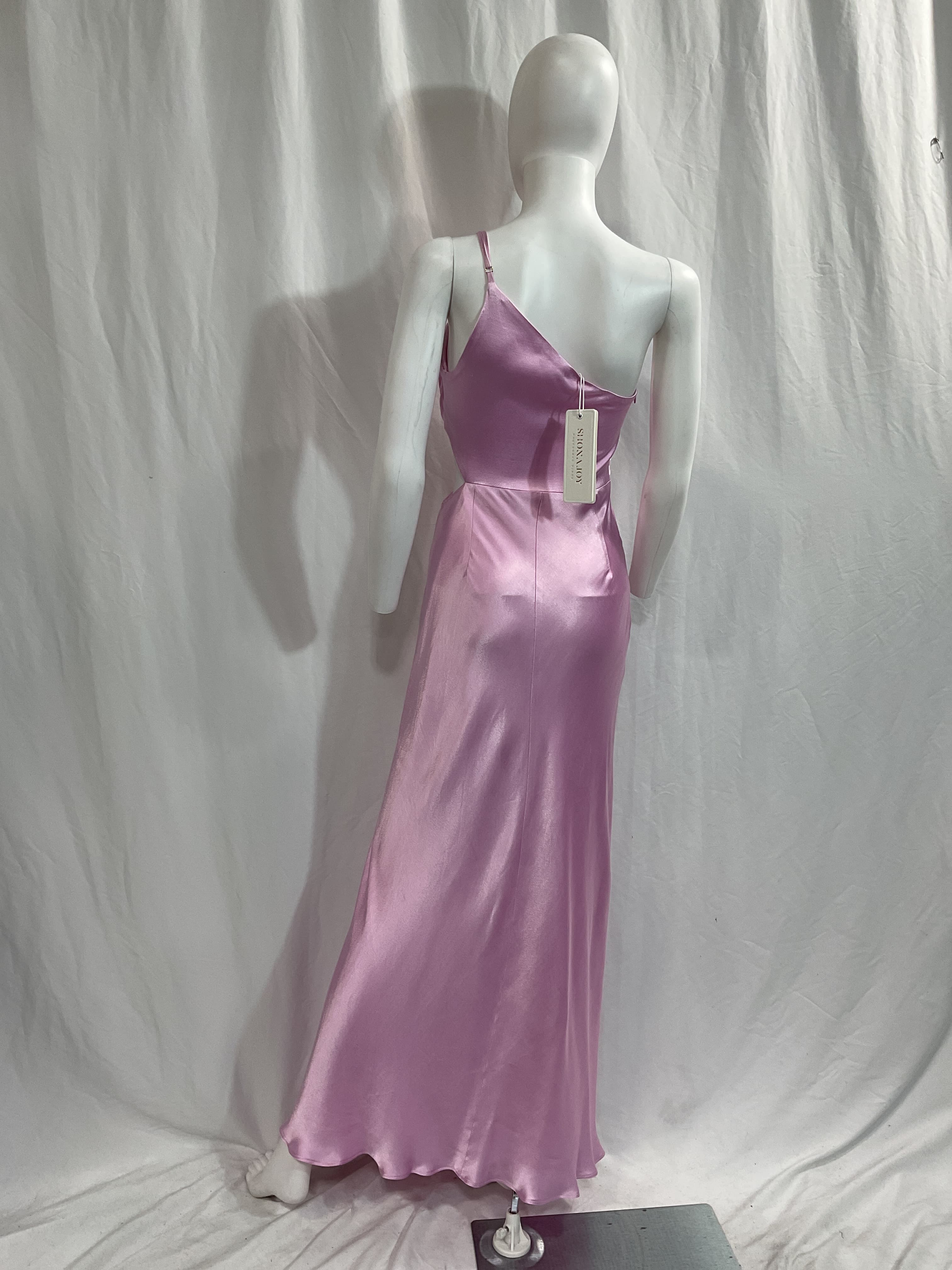 La Lune Asymmetrical Gathered Maxi Dress - Image 2