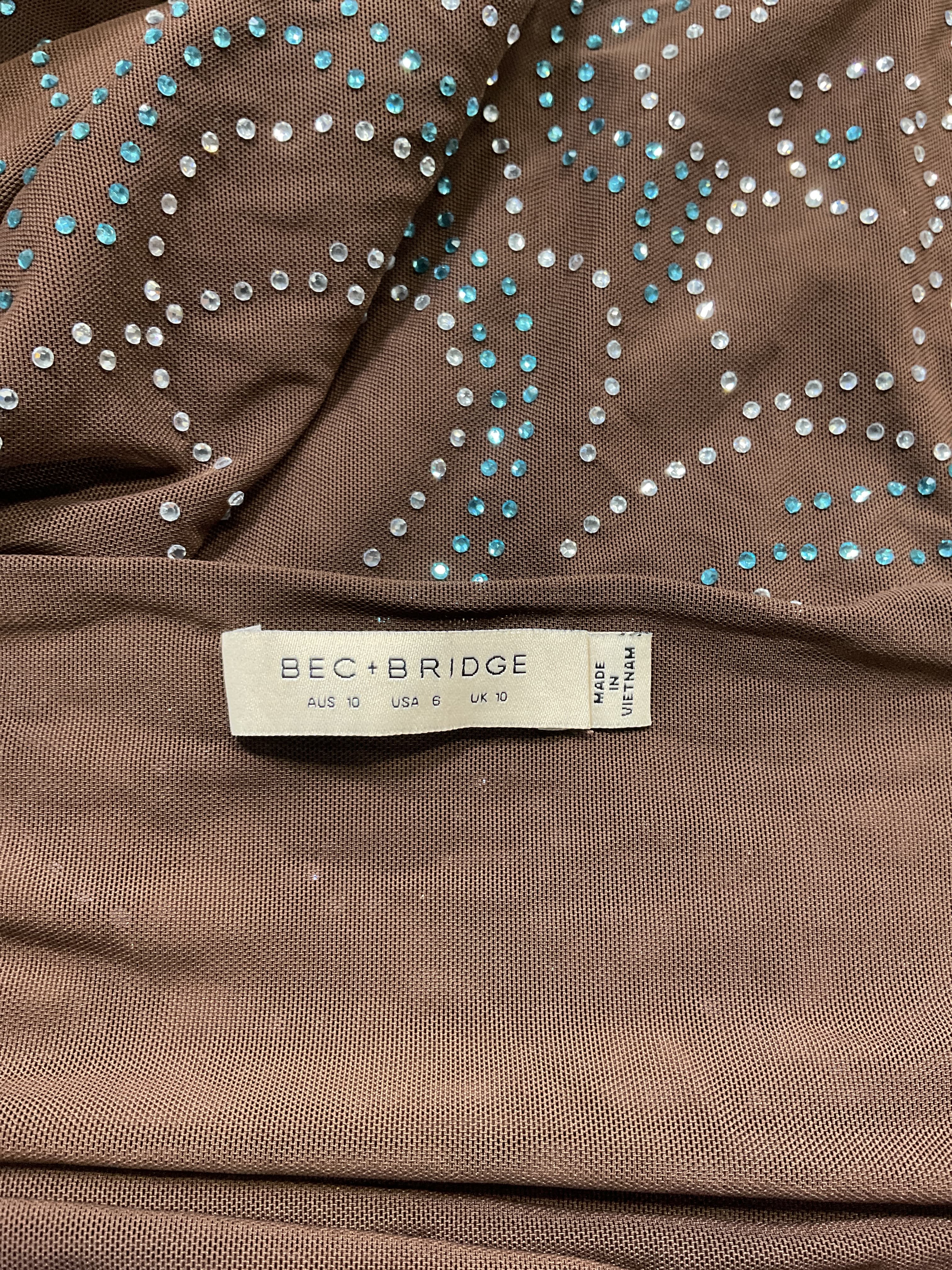 Alize Singlet Dress In Espresso - Image 3