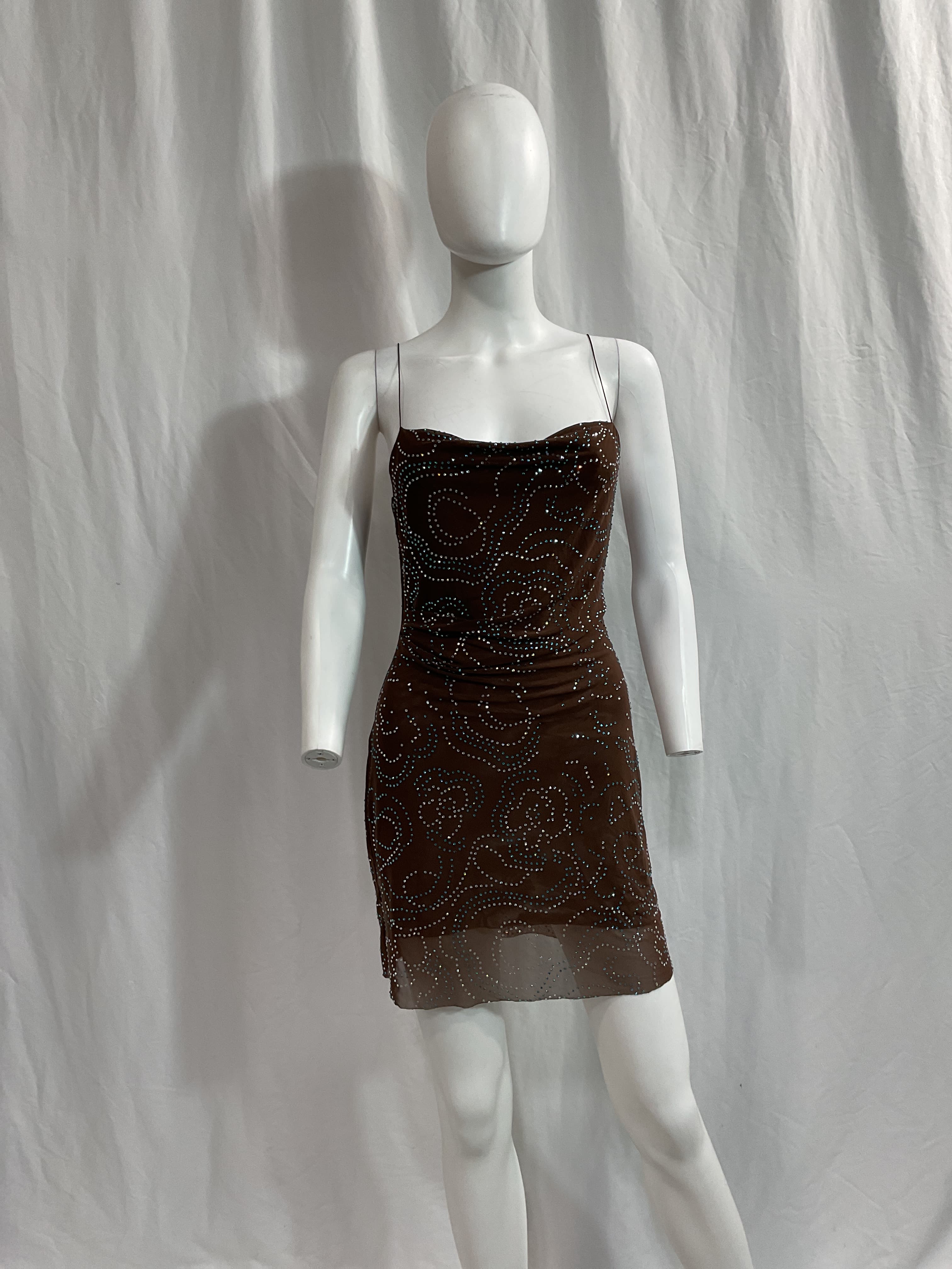 Alize Singlet Dress In Espresso - Image 4