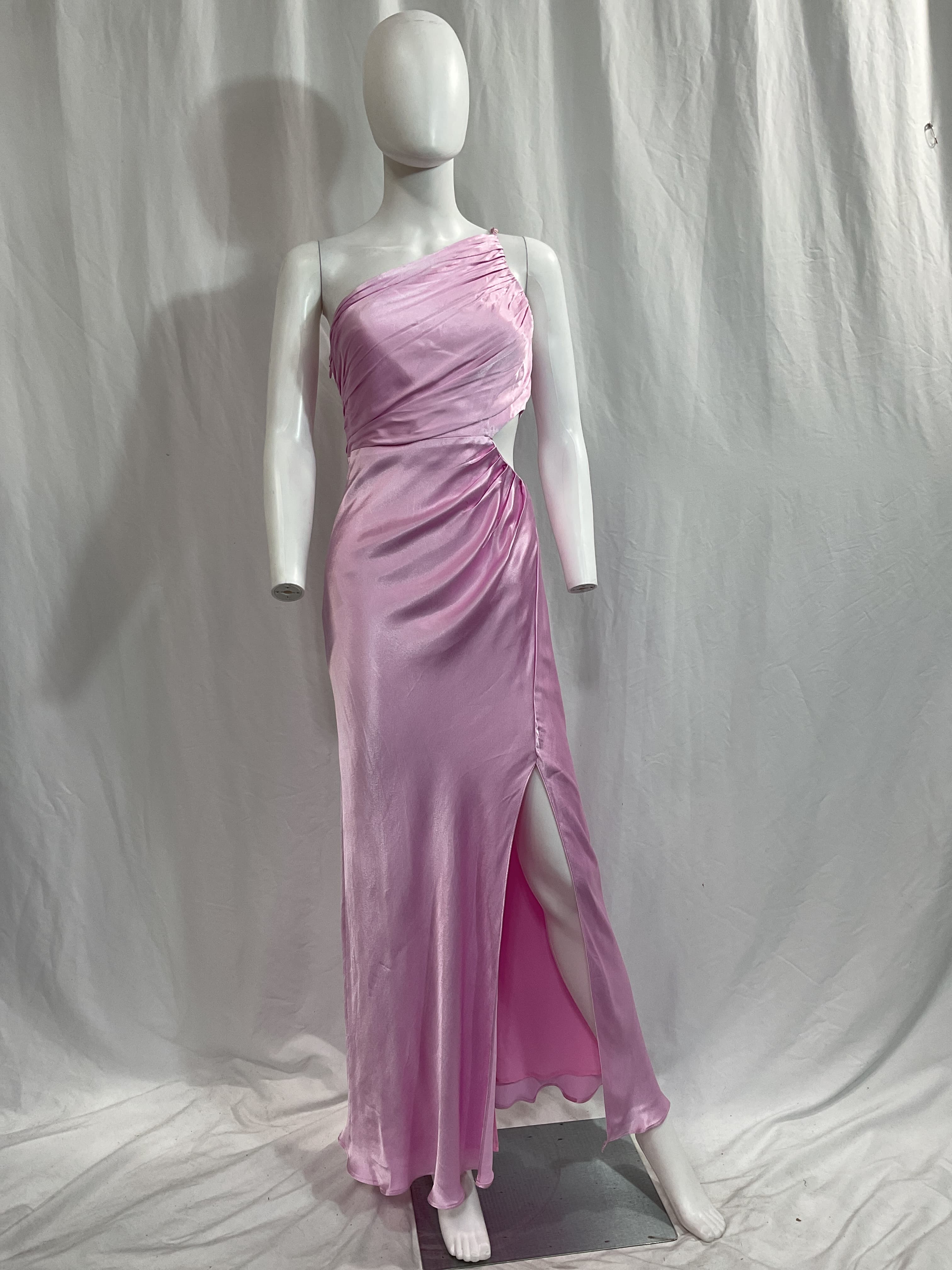 La Lune Asymmetrical Gathered Maxi Dress - Image 4