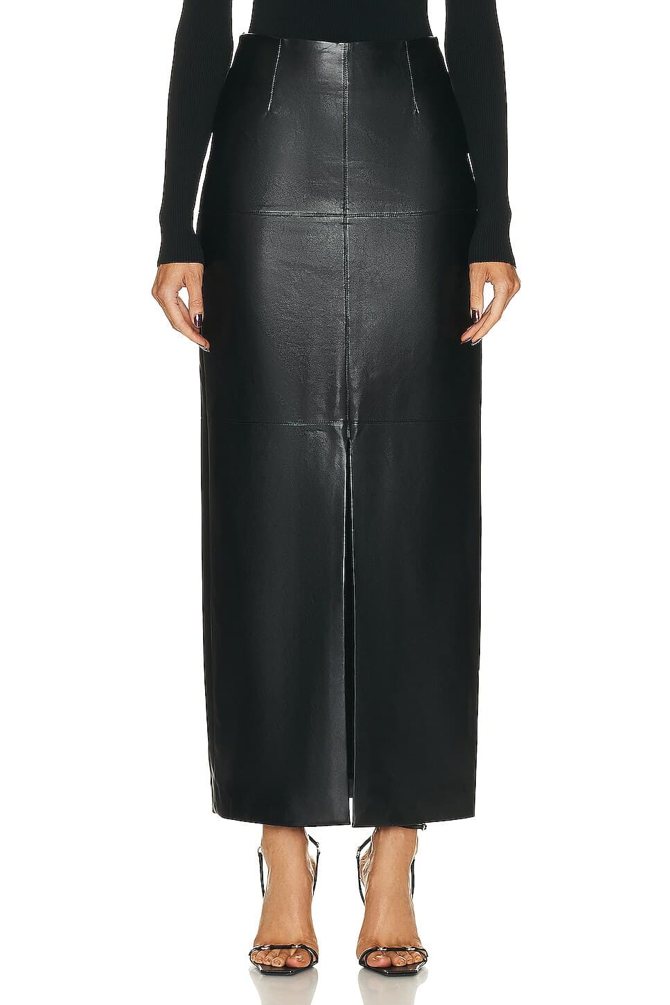 Enid Maxi Skirt In Black - Image 1